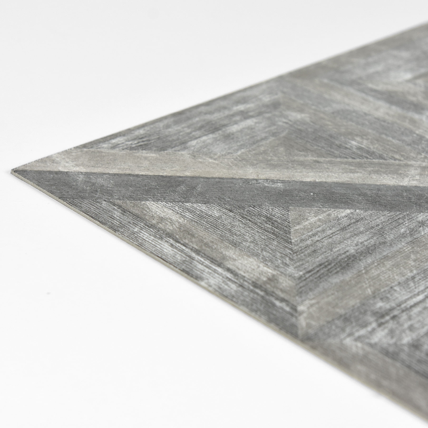 FloorPops Townhouse Peel and Stick Vinyl Floor Tiles (Grey, 10-Pack, 10 sq ft) fhse1