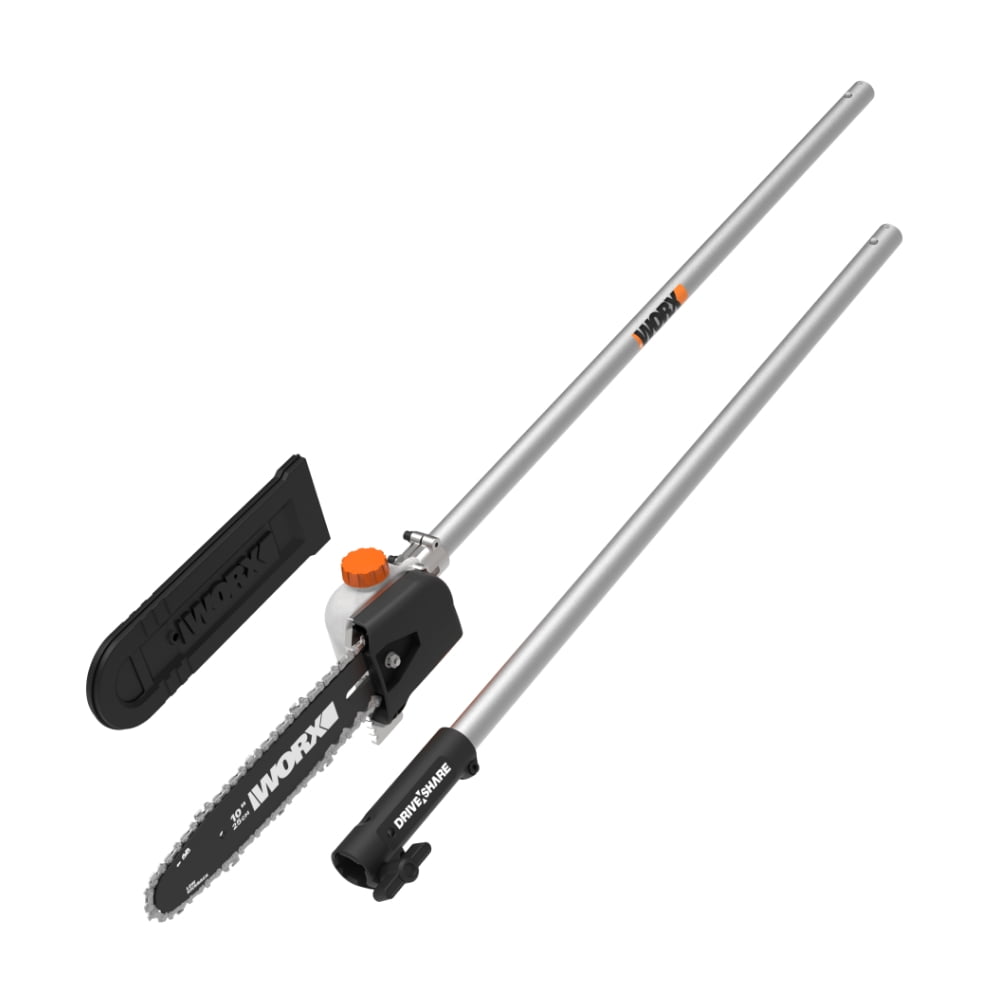 Worx Nitro Driveshare WA0222 40V Pole Saw Attachment (Black, 10 in) 9gyia