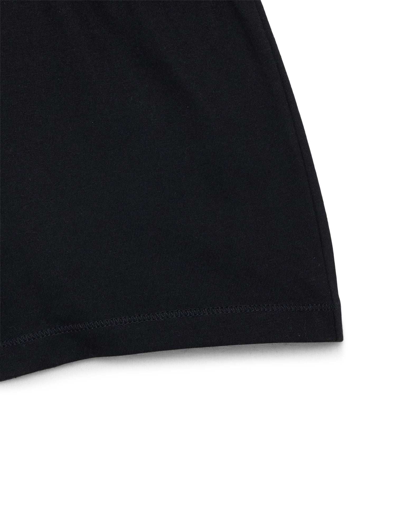 Wonder Nation Girls Kid Tough Knit Shorts (Black, Size 4-18) fz50b