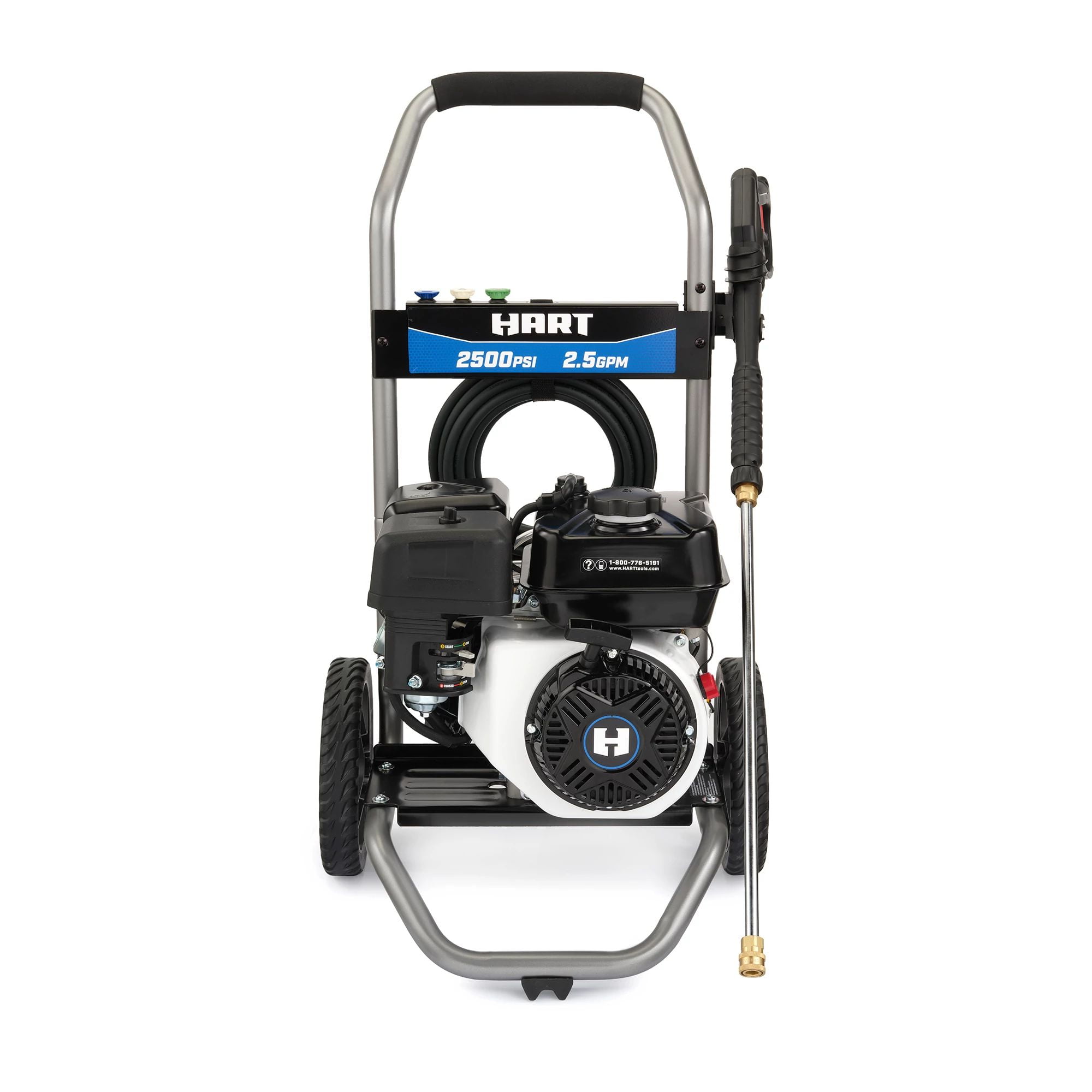 HART 2500 PSI 2.5 GPM 212cc Gas Pressure Washer (25 ft Hose) z93mm