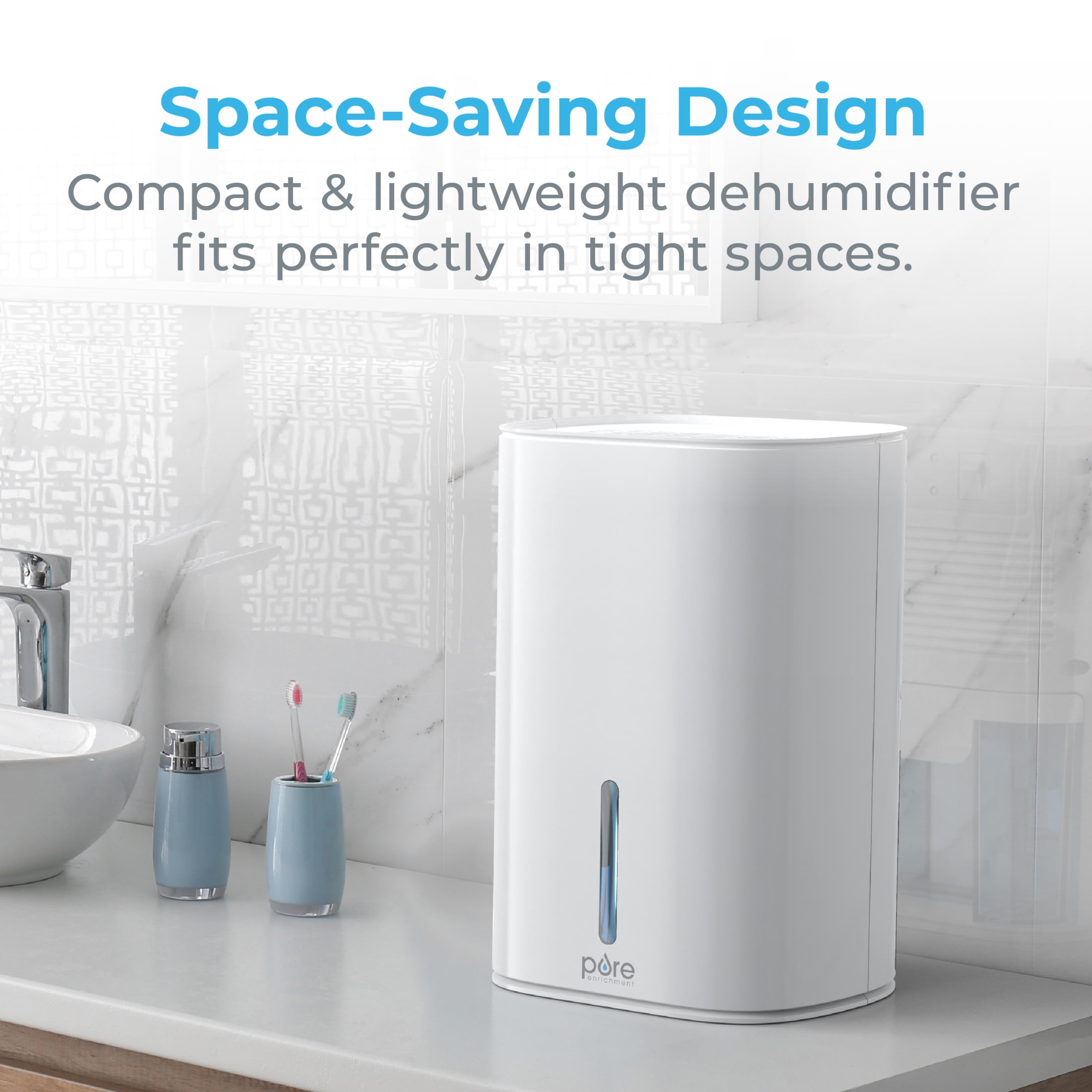 Pure Enrichment PureDry Mini Dehumidifier (White, 27 oz) apb9a