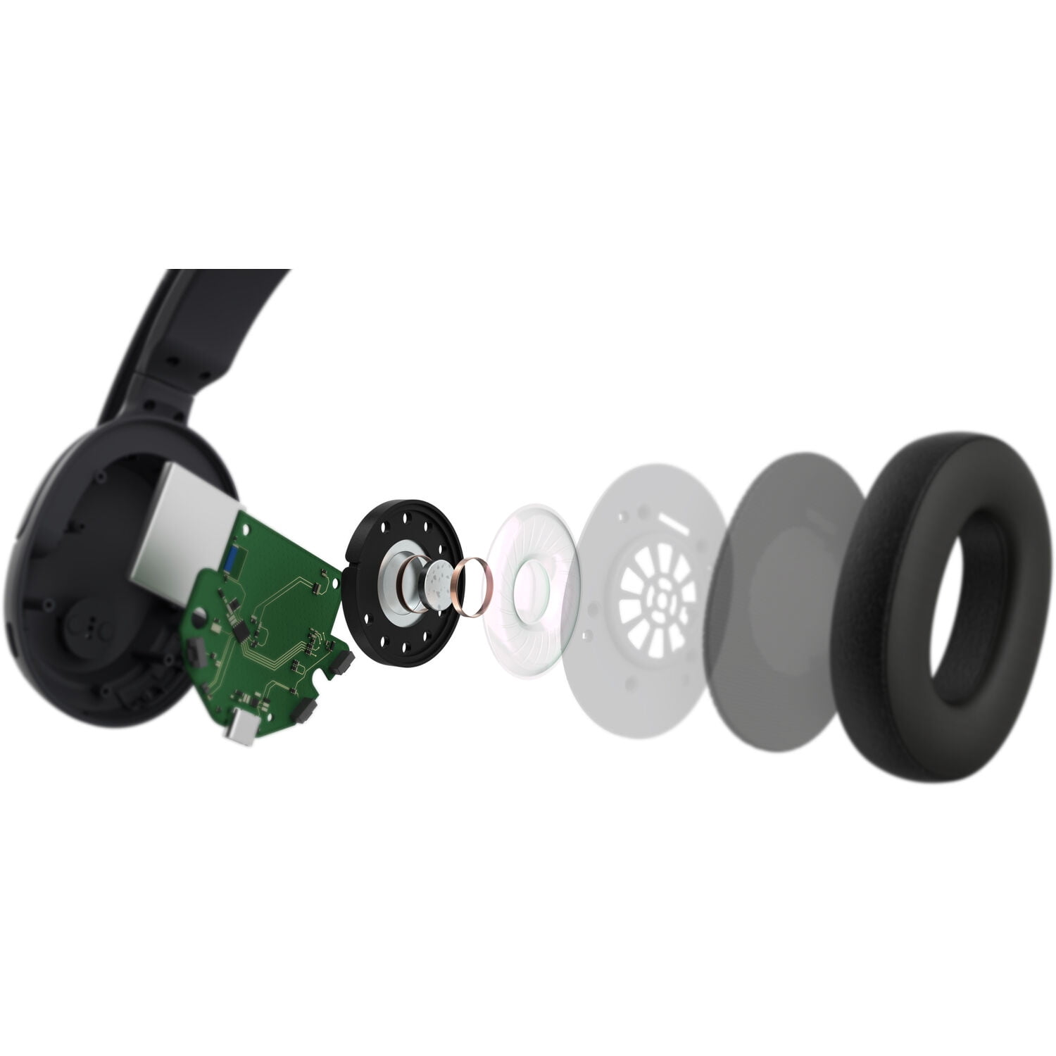 Nokia CB-301BK Comm Band Pro 2-in-1 Wireless Headset, Noise Cancelling Over-Ear (Black) 1cmwl
