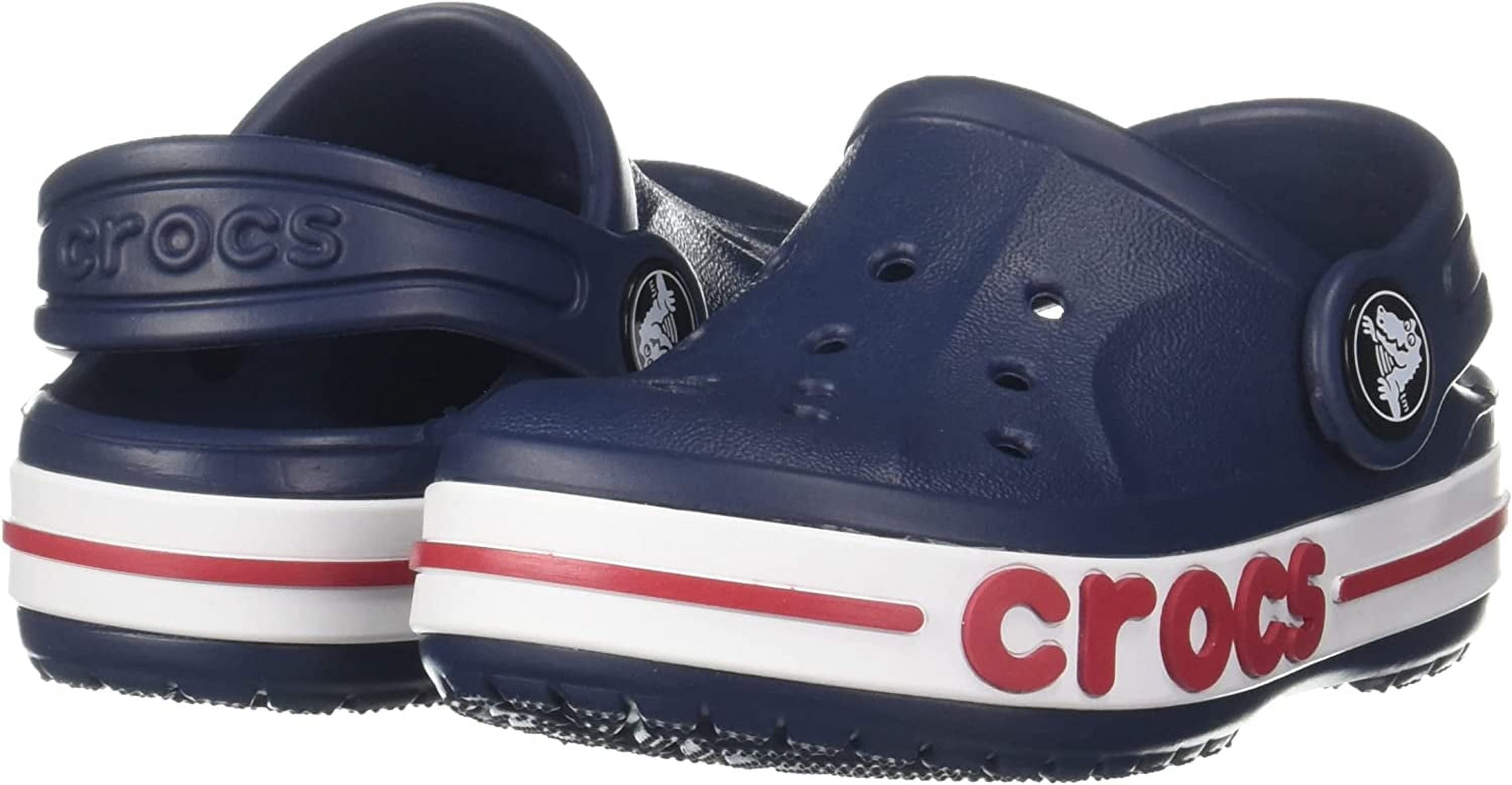 Crocs Toddler & Kids Bayaband Clog Lightweight Slip-On Water Shoes (Navy, 10 Toddler) 5zp4q