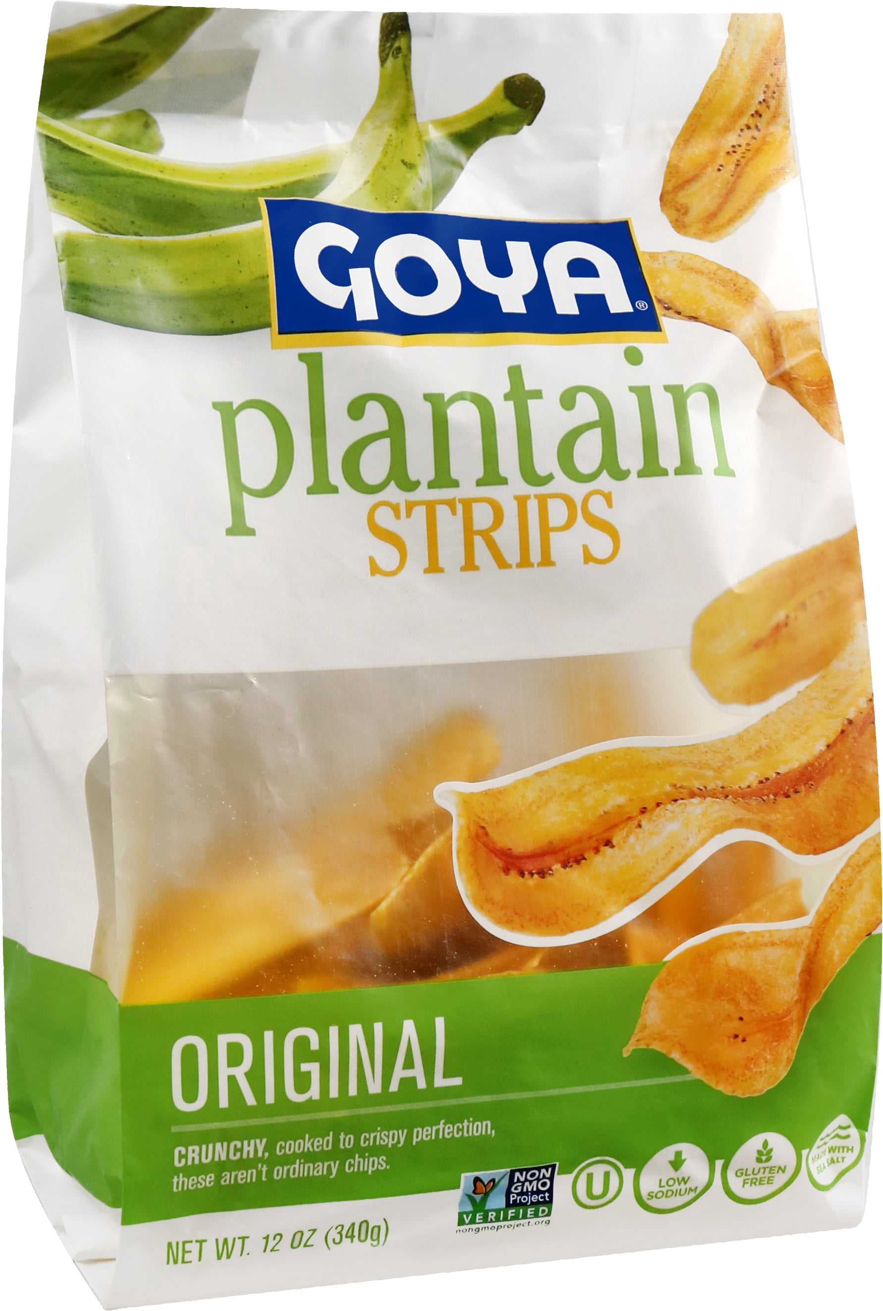 Goya Plantain Strips, Crispy Savory Snack, Non-GMO & Gluten Free (12 oz) zfp8v