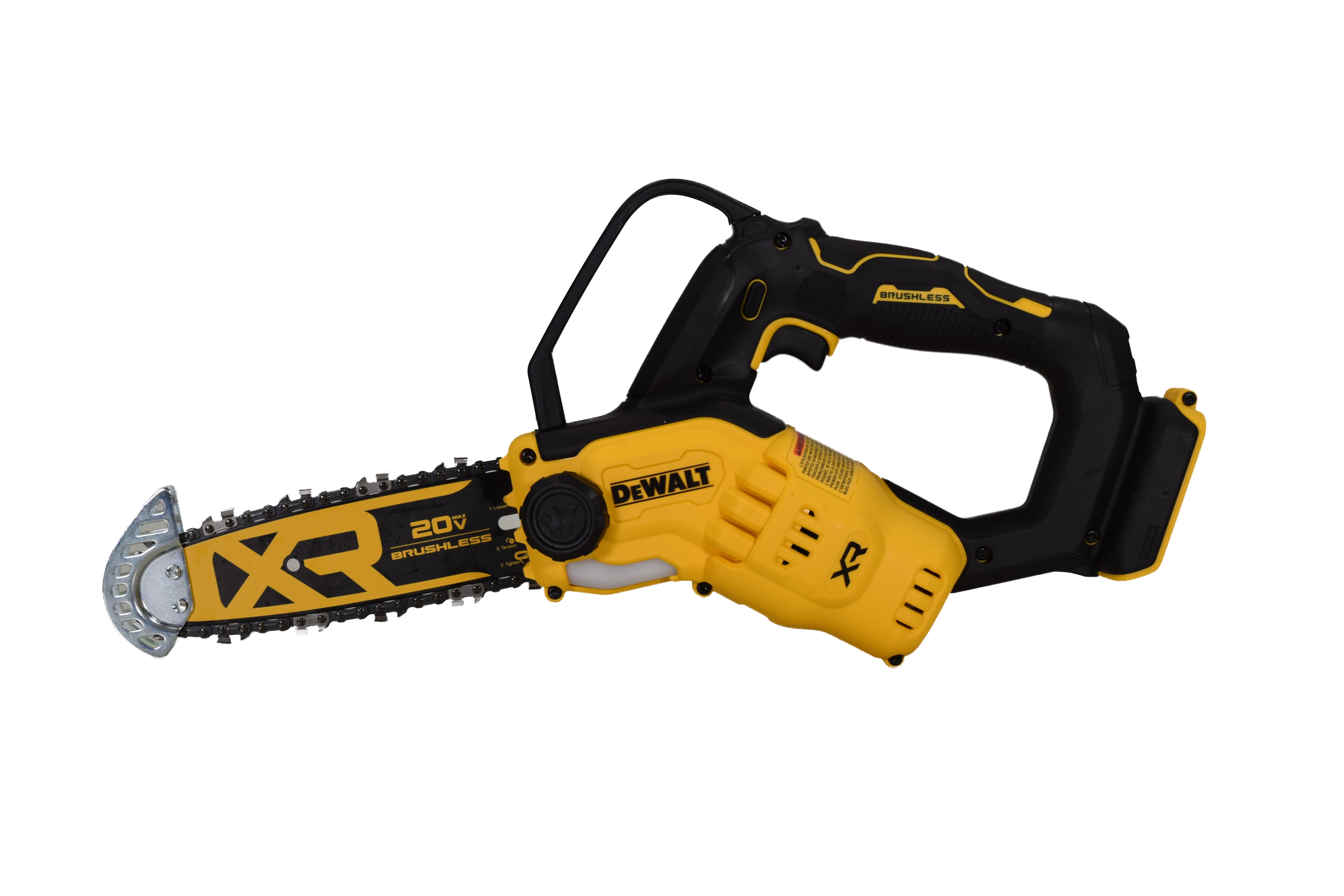 DEWALT DCCS623L1 20V Max Cordless Brushless 8 Inch Pruning Chainsaw Kit (Yellow, 1 Kit) ry244