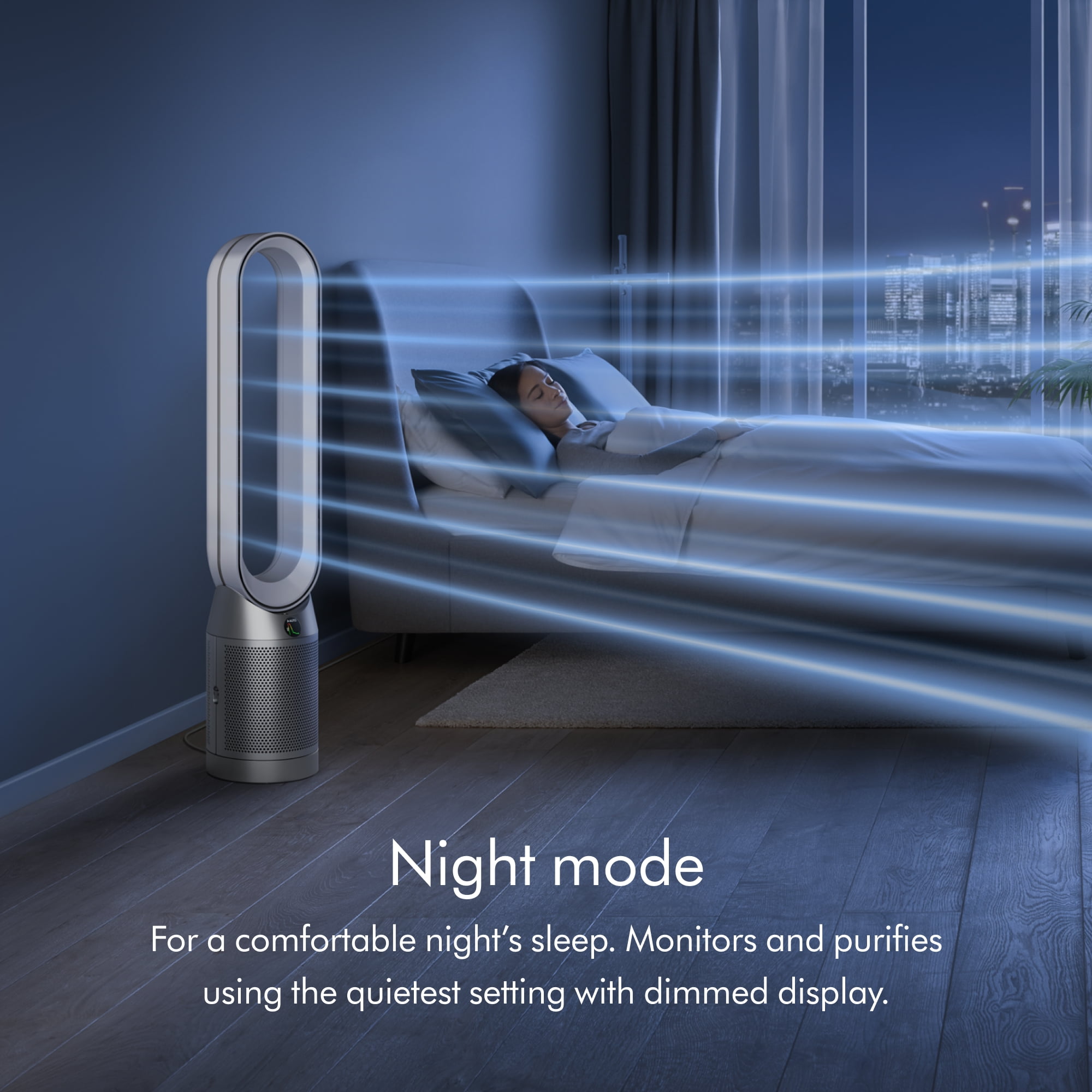 Dyson Purifier Cool TP07 Connected Air Purifying Fan (Black/Nickel, Refurbished) ba2uf