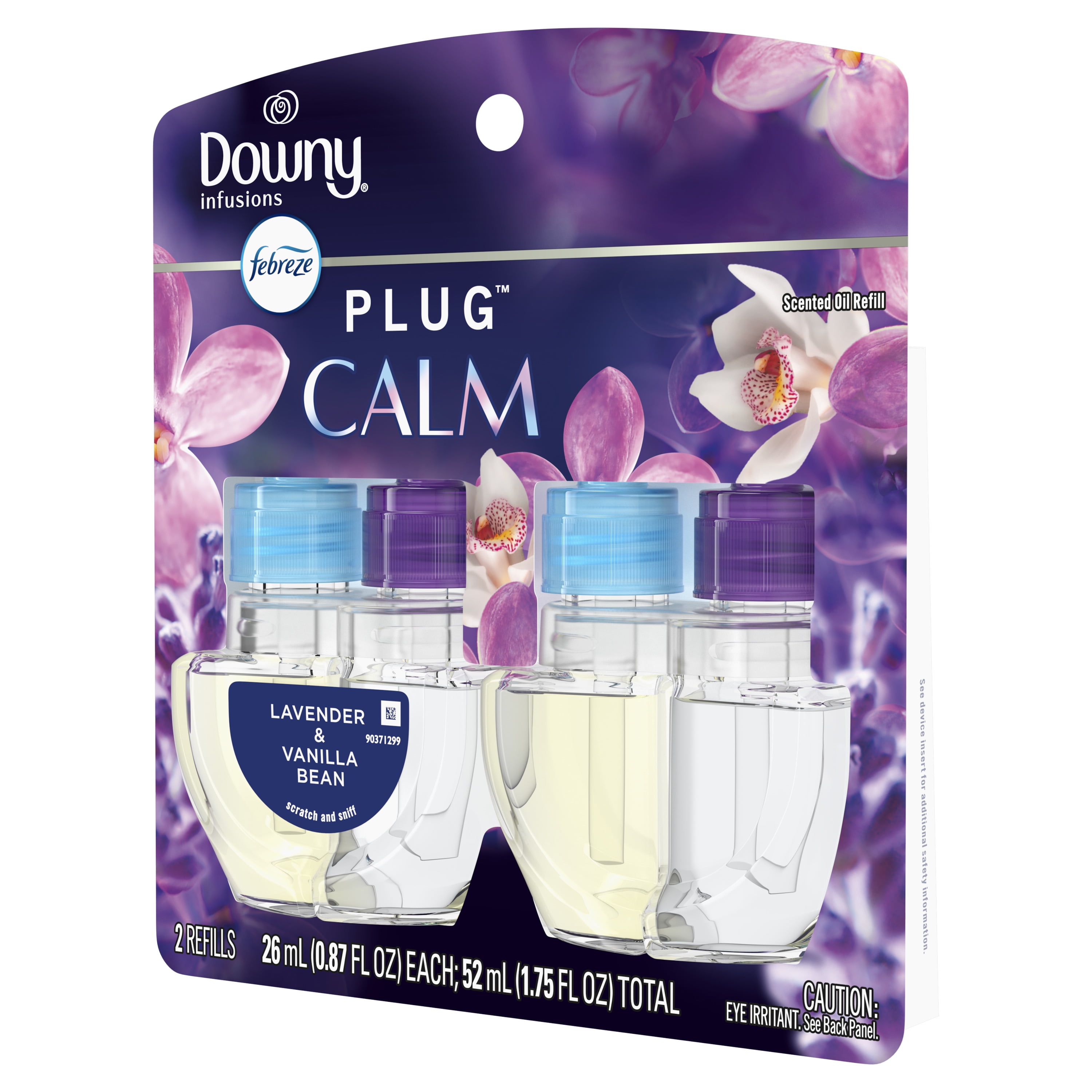 Febreze Fade Defy Plug Air Freshener Scented Oil Refill (Downy Calm, 2 Pack, 1.75 fl oz) dvest