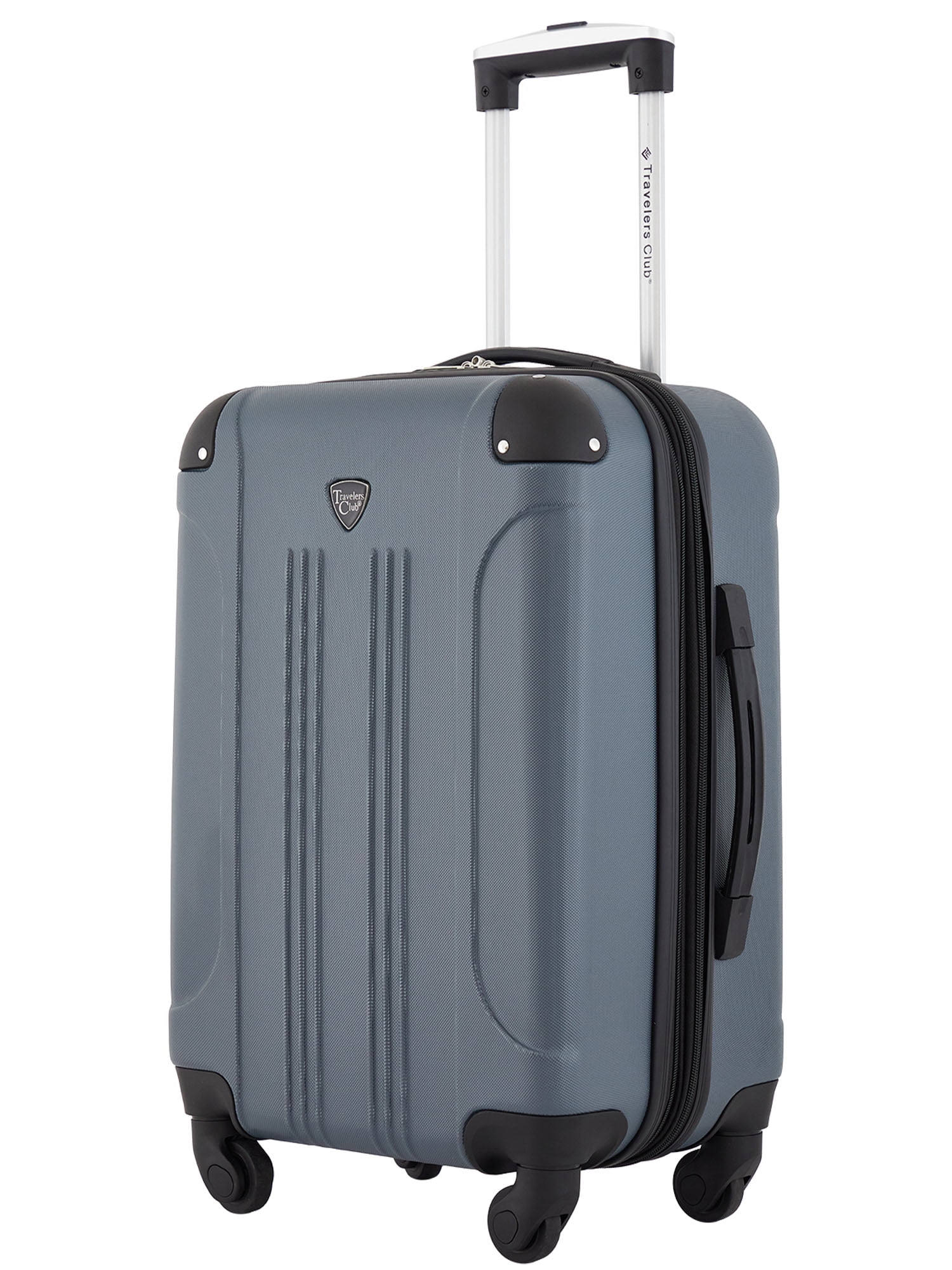 Travelers Club Hard Side Expandable Rolling Spinner Carry-on (Dark Slate, 20 in) kukqf