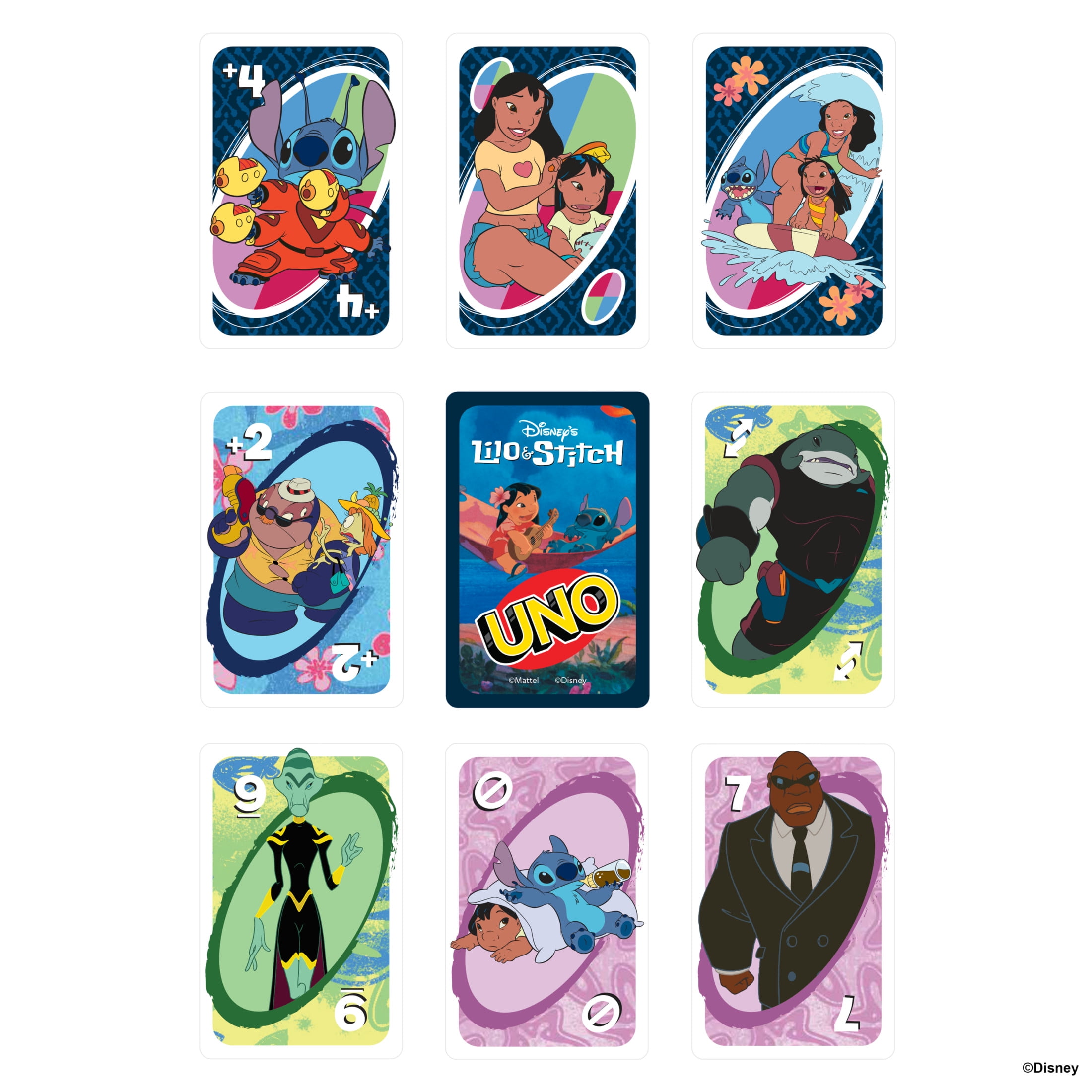 UNO Disney Lilo and Stitch Card Game for Kids and Family Night (112 Cards) wlirr