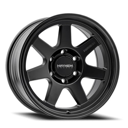 Mayhem Convoy Satin Black Wheel (17x9 in, 6x5.5 Bolt Pattern, -6mm Offset) lrzdh