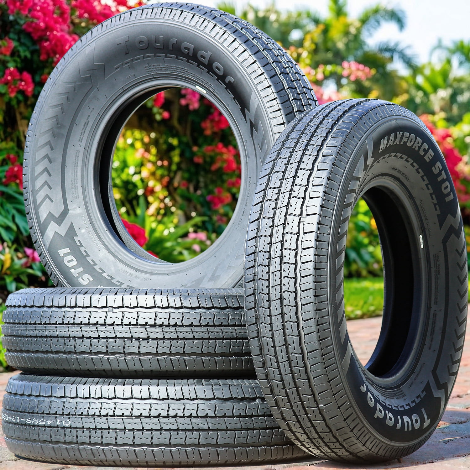 Tourador MaxForce ST01 Trailer Tire (ST175/80R13, 8 Ply, Load Range D) 61mtj