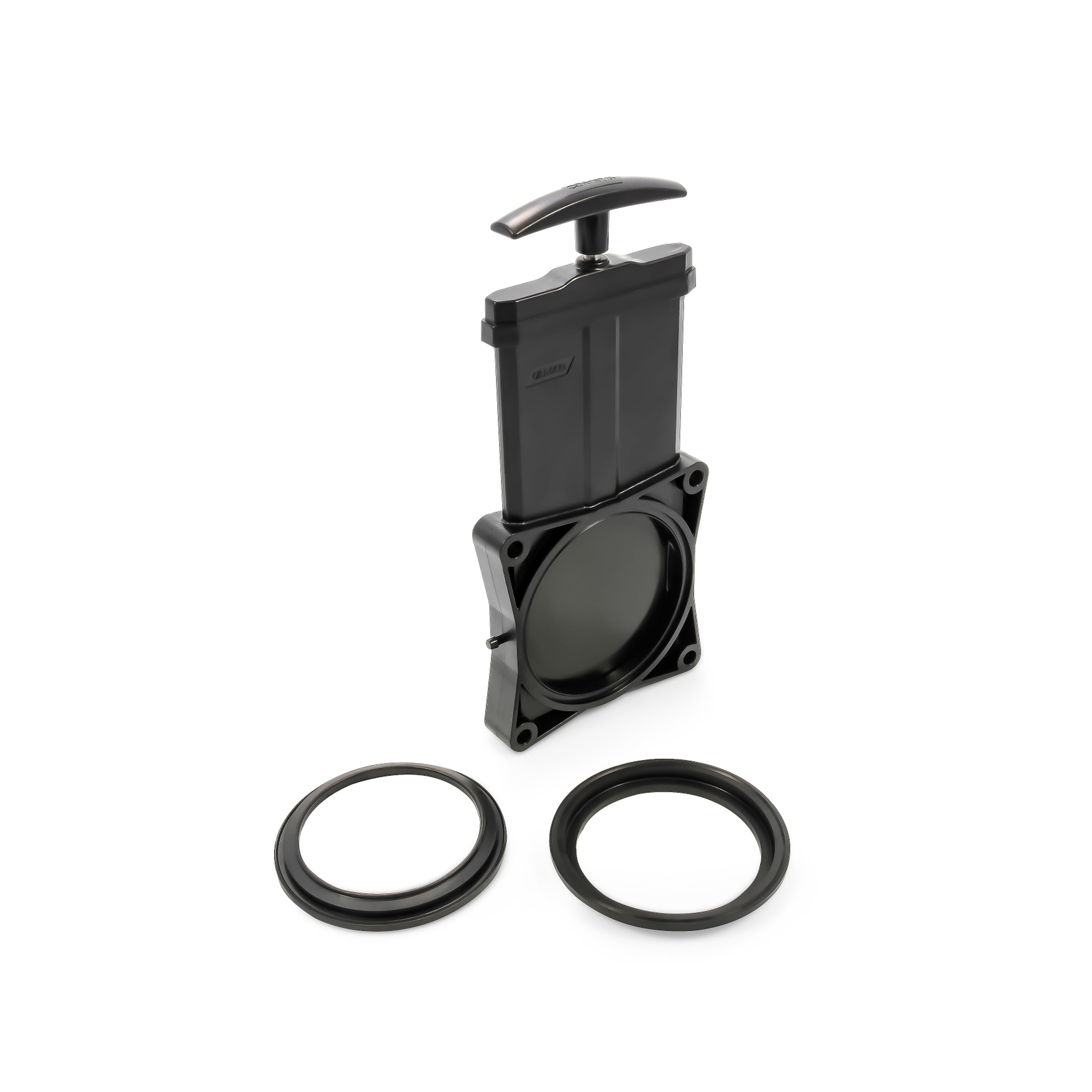Camco RV Sewer Waste Valve, Replacement Gate Valve for 3-inch Sewer Pipes, Durable ABS Plastic (Black, 3-inch) vtpbn