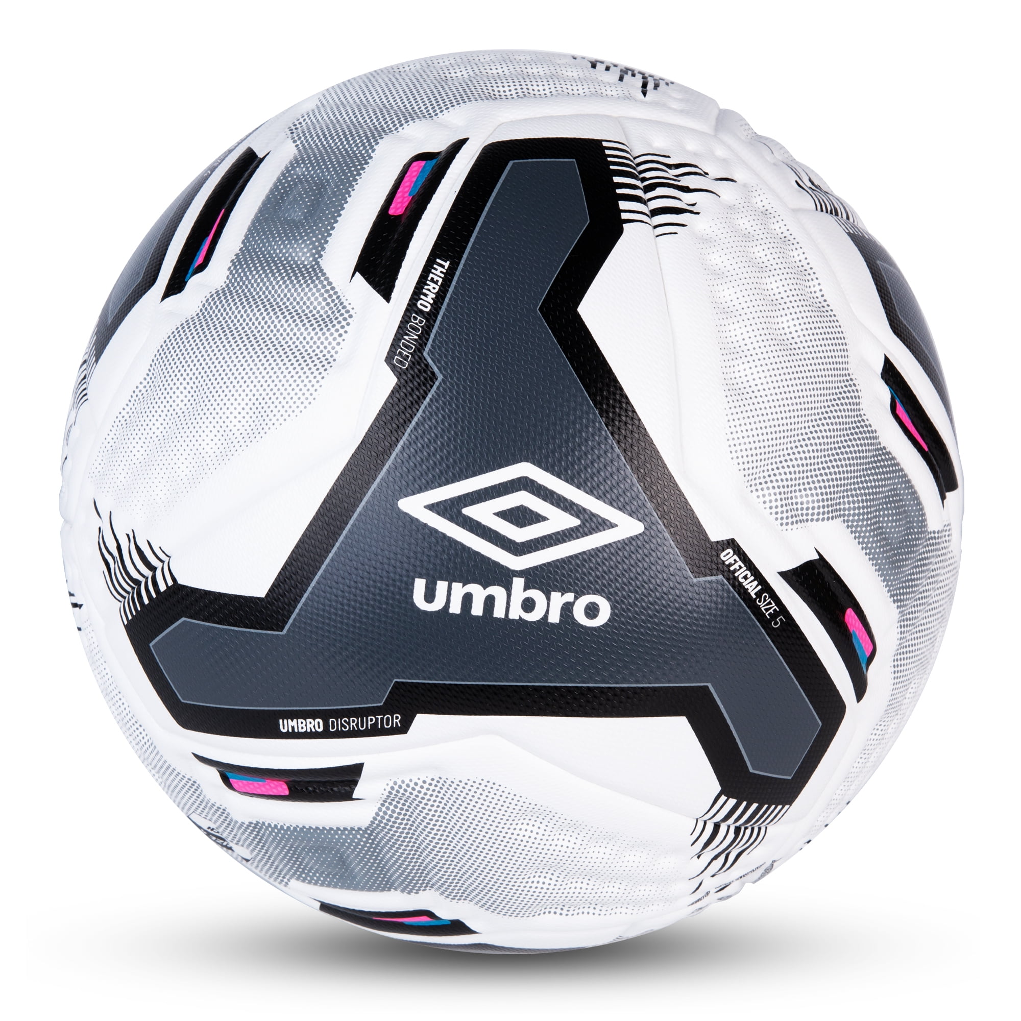 Umbro Disruptor Soccer Ball Match-Ready Performance (White, Size 5) lt6sc