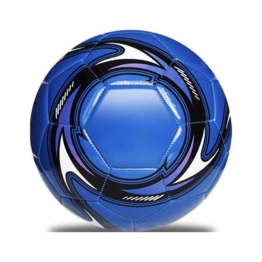 EKIDAZB Standard Size 5 Soccer Ball, Wear-Resistant Campus Football for Training and Match Play (Blue, 8.5 in) s2c9m