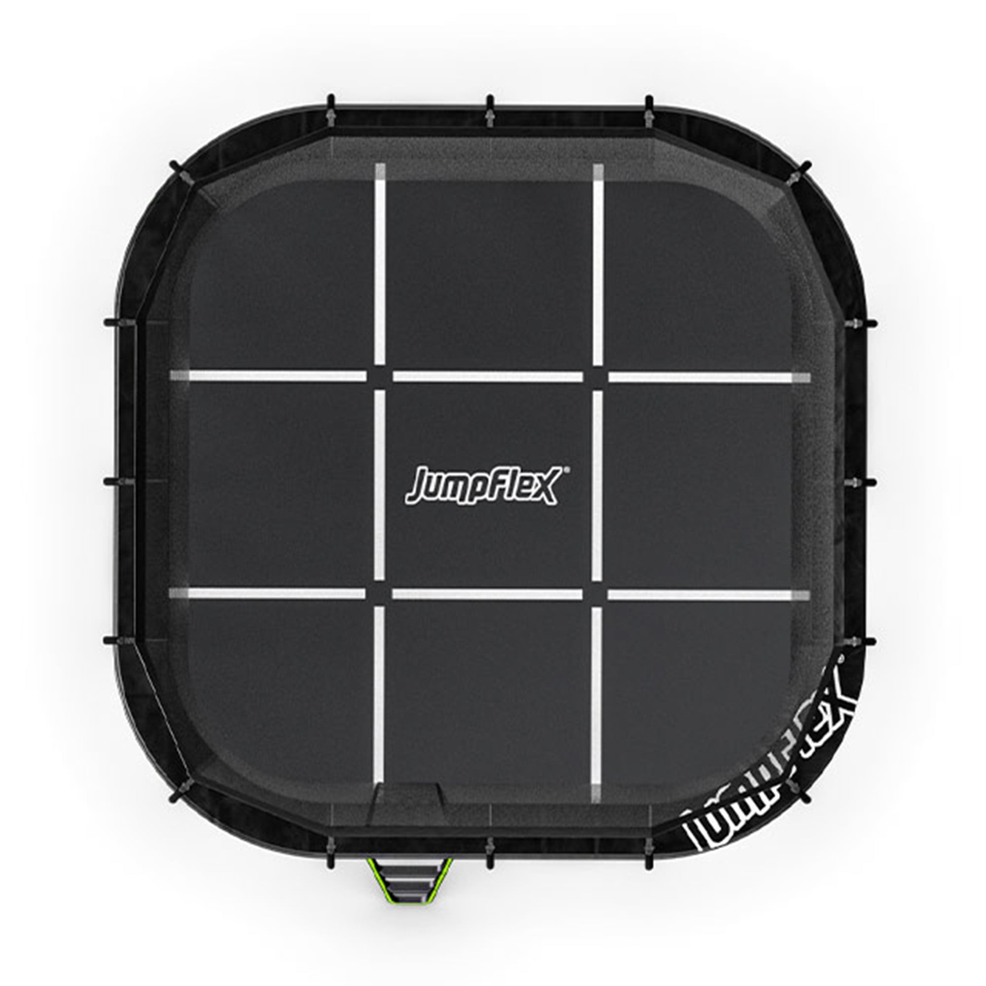 JumpFlex MEGA Outdoor Trampoline with SMARTSHADE Canopy (Black, 19 ft) anaoa