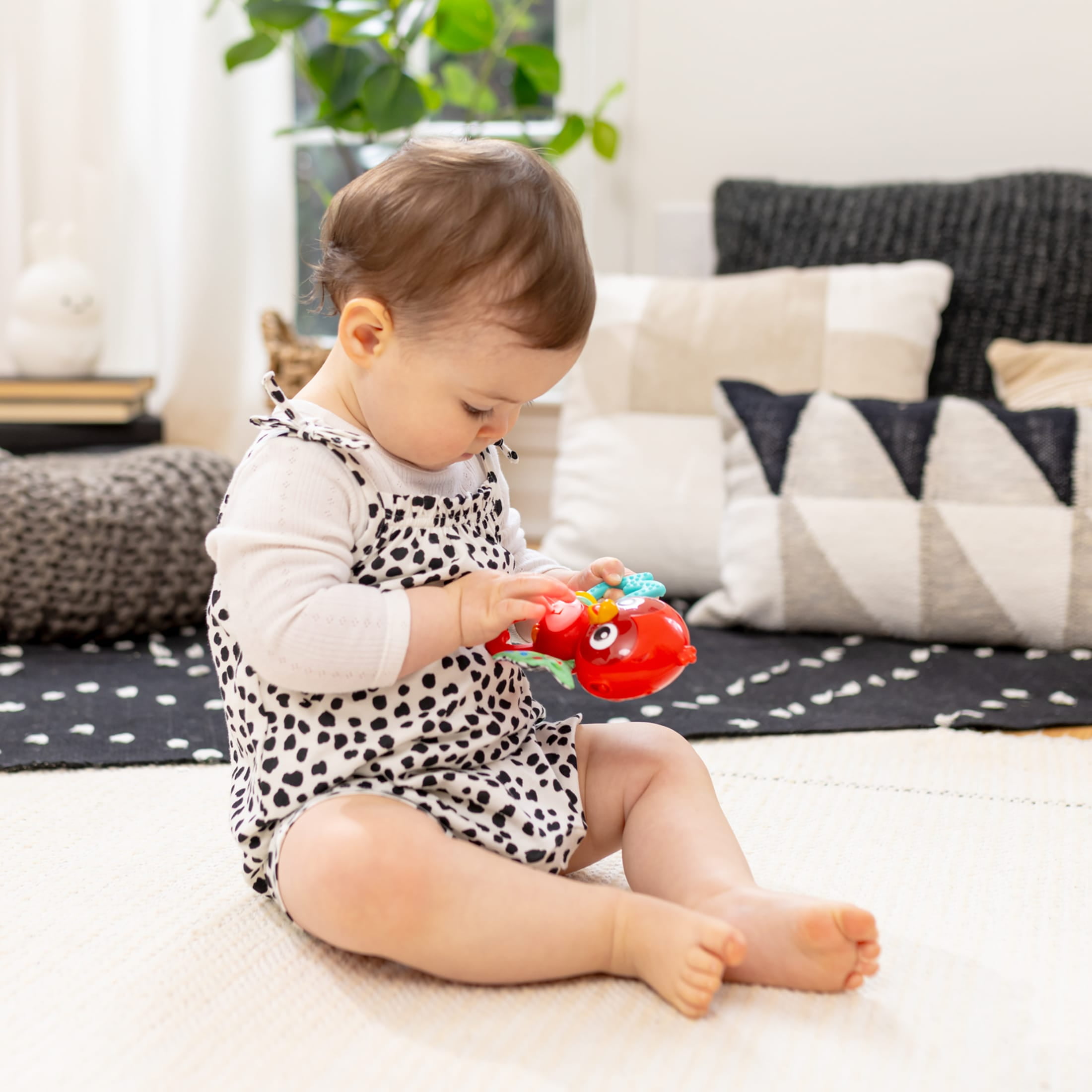 Baby Einstein Roxy’s Bright Flight Musical Toy, Multisensory Learning Activity (Red, 5.18 x 5.29 x 2.14 in) cyl9a