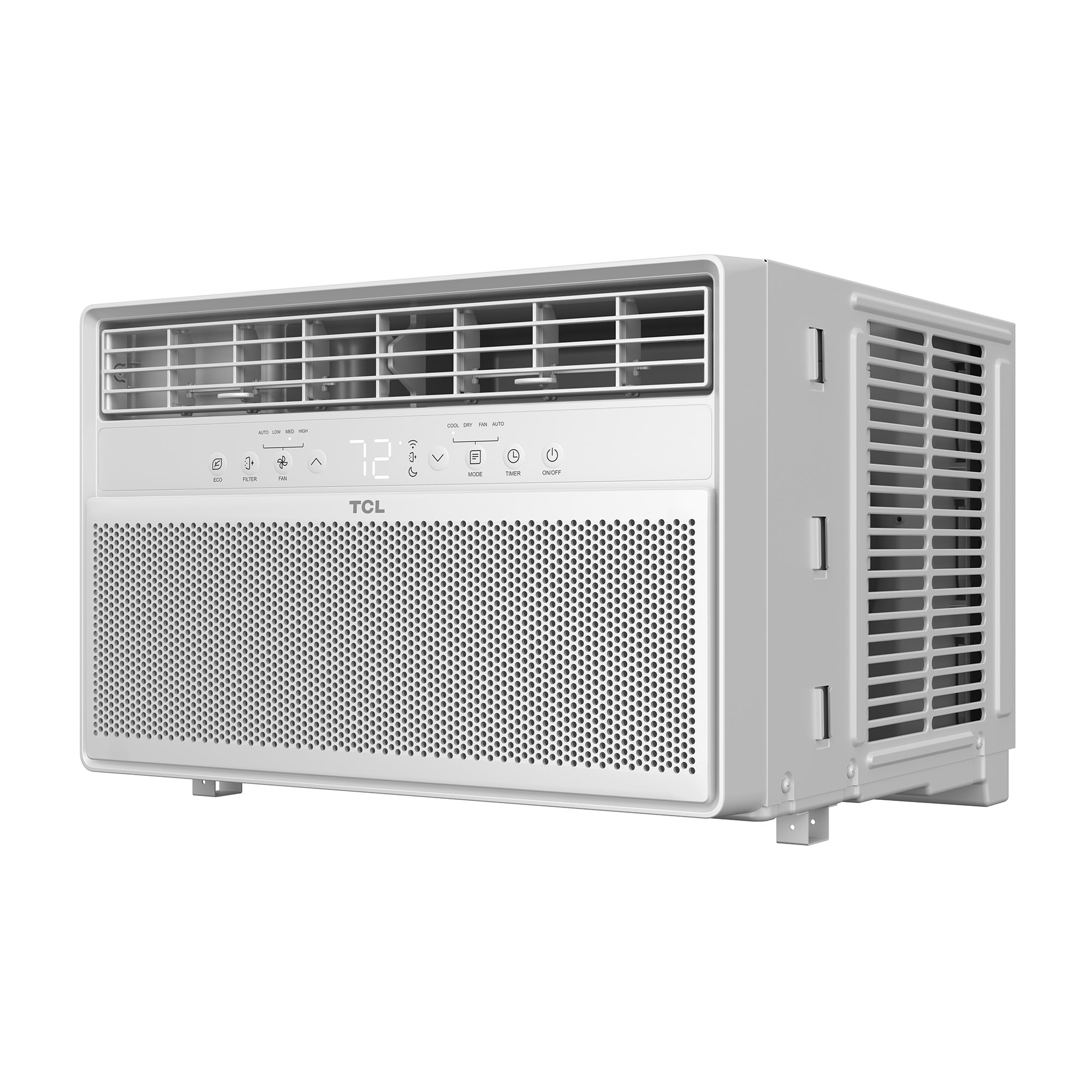 TCL 10,000 BTU Smart Inverter Window Air Conditioner, Quiet Cooling for 450 Sq ft Rooms (White, 10,000 BTU) jbyik
