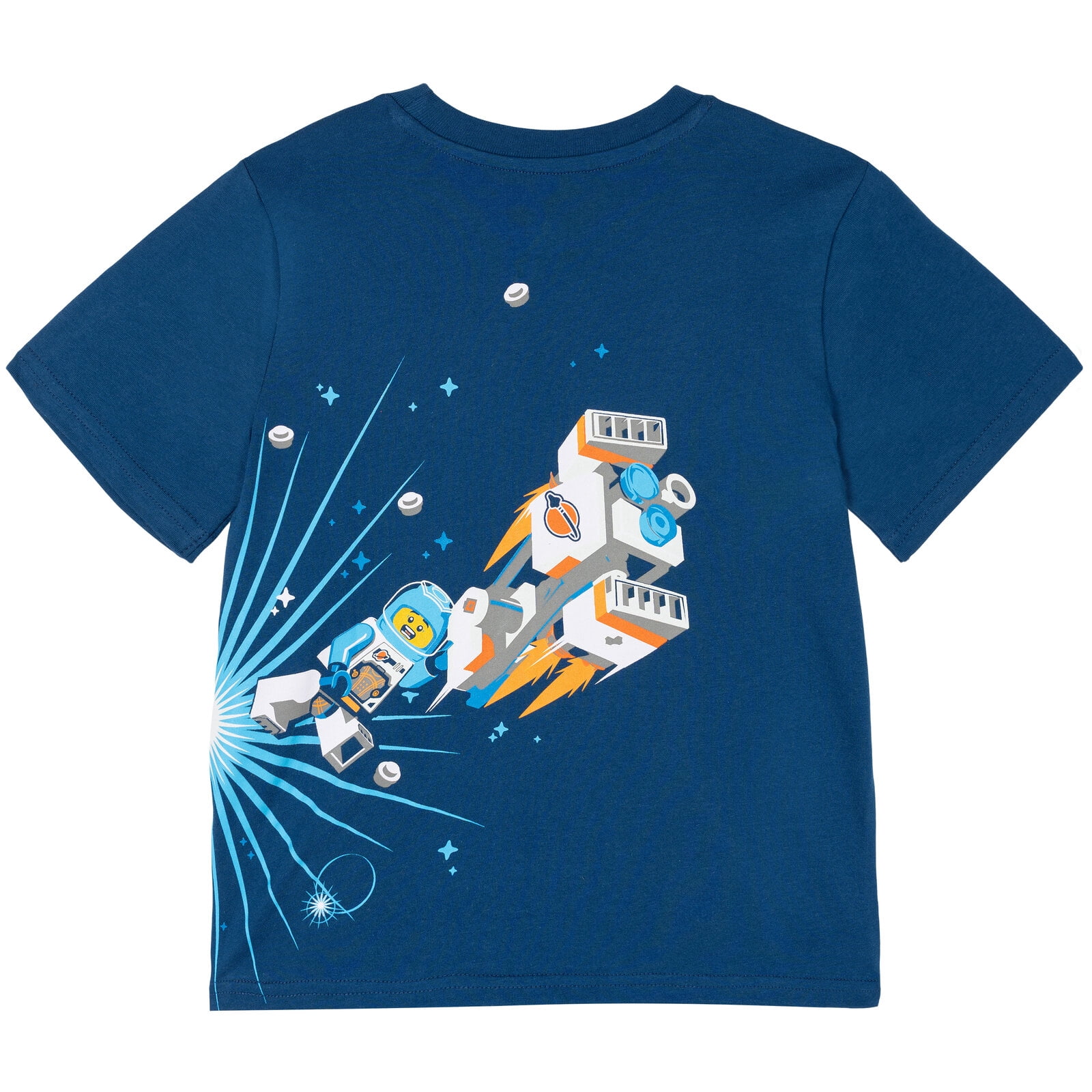 LEGO Toddler Boys' Short Sleeve Graphic T-Shirt (Navy, 4T) gljkg