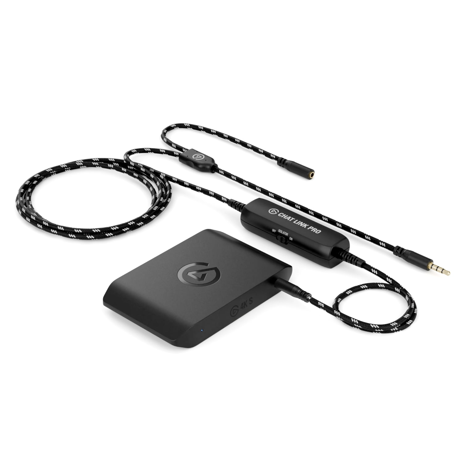 Elgato Game Capture 4K S External Video Capture Card with Chat Link Pro (4K60 HDR10, VRR Passthrough, 1 Pack) wf5n0