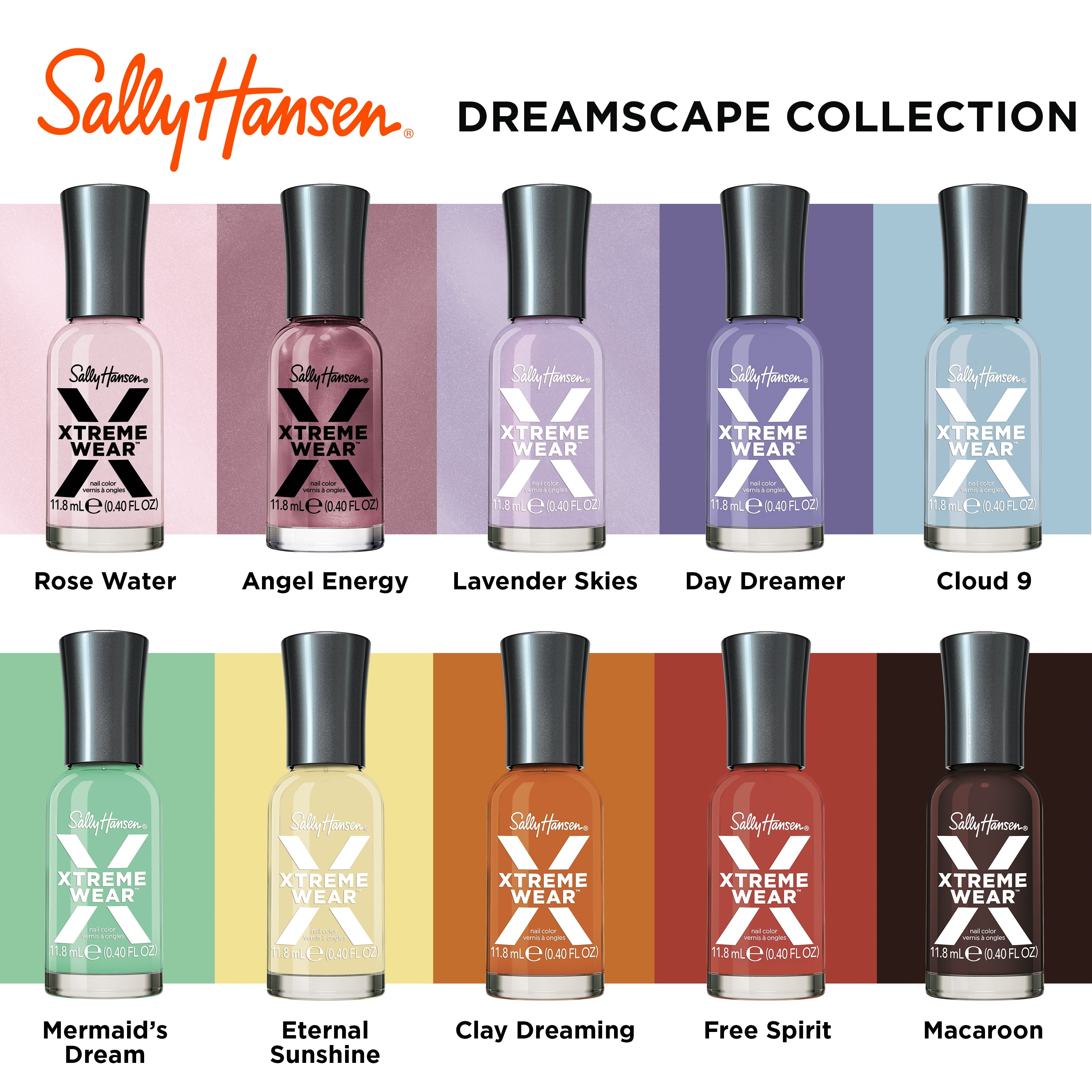 Sally Hansen Xtreme Wear Nail Polish, Chip-Resistant Long-Lasting Formula (Day Dreamer, 0.4 fl oz) vu8ba