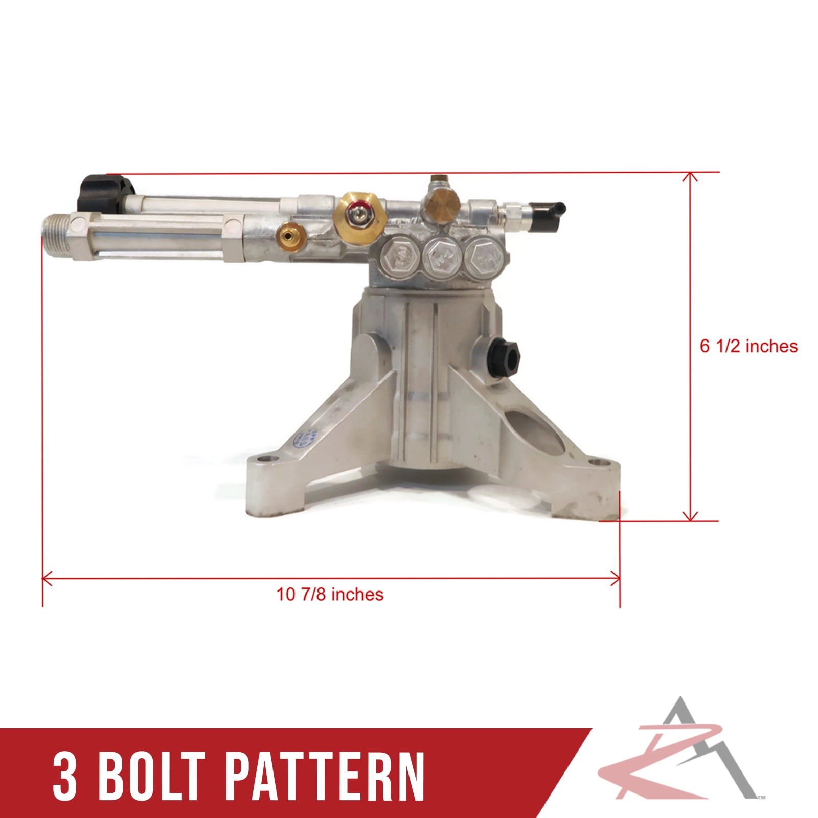 The ROP Shop Annovi Reverberi Vertical Pressure Washer Pump (7/8 in Shaft, 2400 PSI) lb6ar