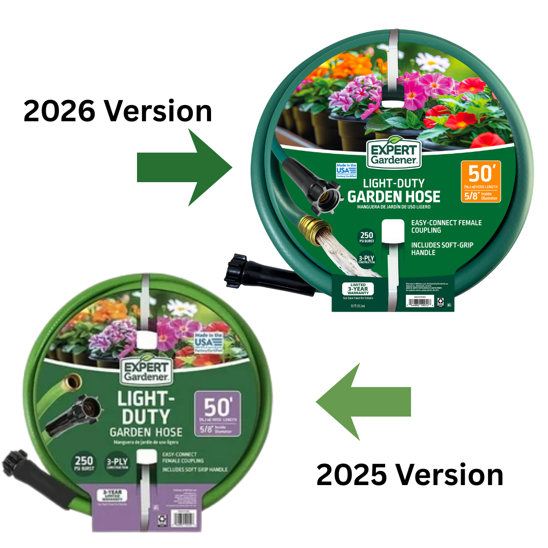 Expert Gardener Light Duty Garden Hose (Green, 5/8 in x 50 ft) vp501