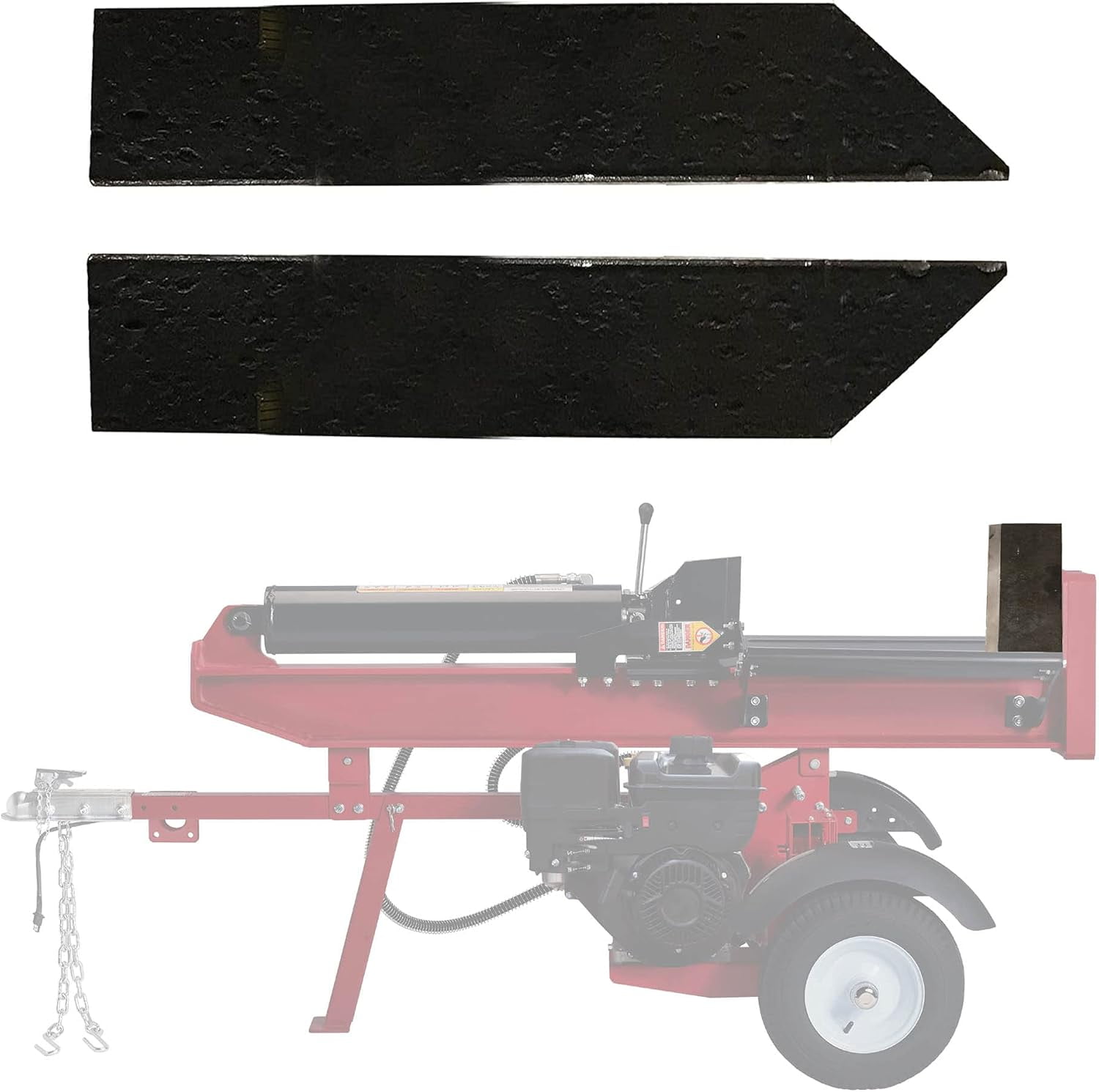 Simond Store Wood Splitter Wedge, Heavy-Duty Carbon Steel Log Splitting Tool for Firewood (5 in L x 5 in W x 0.75 in Thick) uumt3