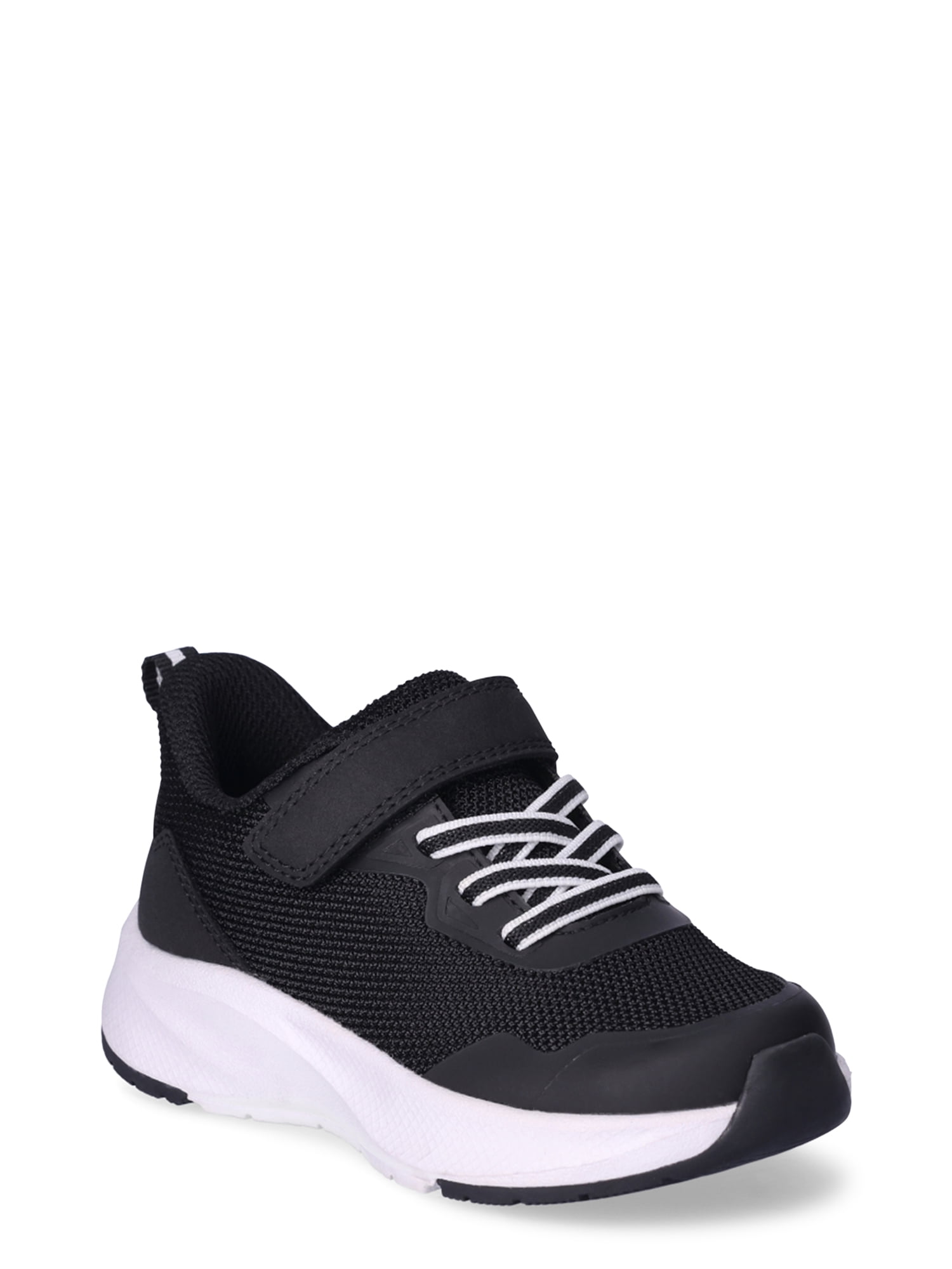 Athletic Works Toddler Boys Mesh Jogger Sneakers (Black, 8 Toddler) gg3hw