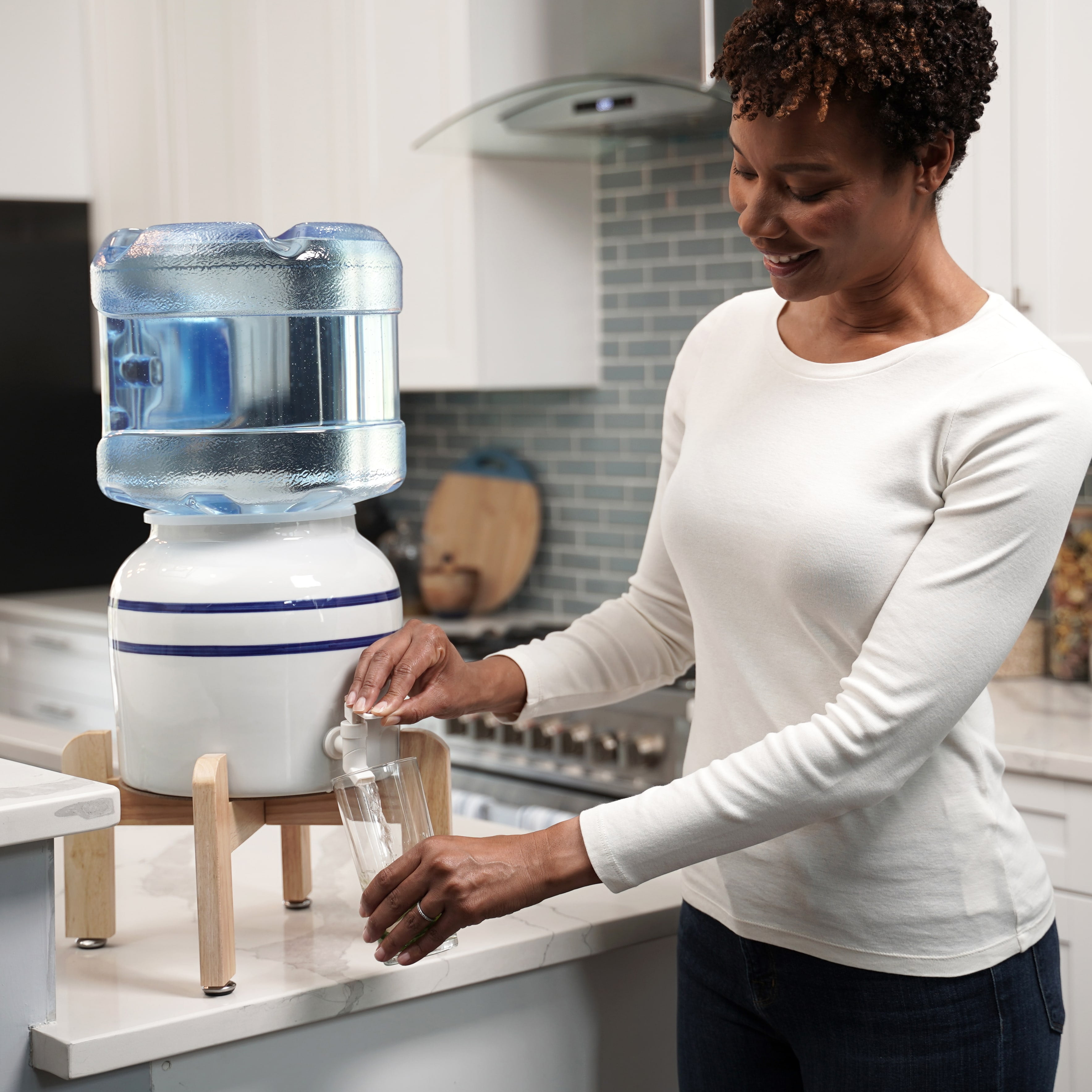Primo Water Countertop Water Dispenser (White, 5 gal) 84jns