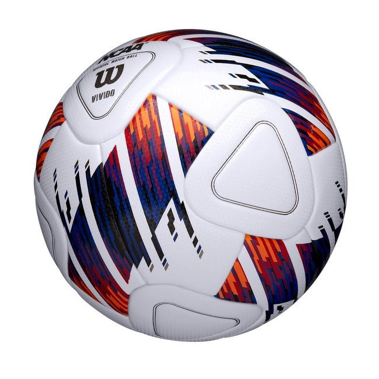 Wilson NCAA Vivido Match Soccer Ball (White, Size 5) tr5m2