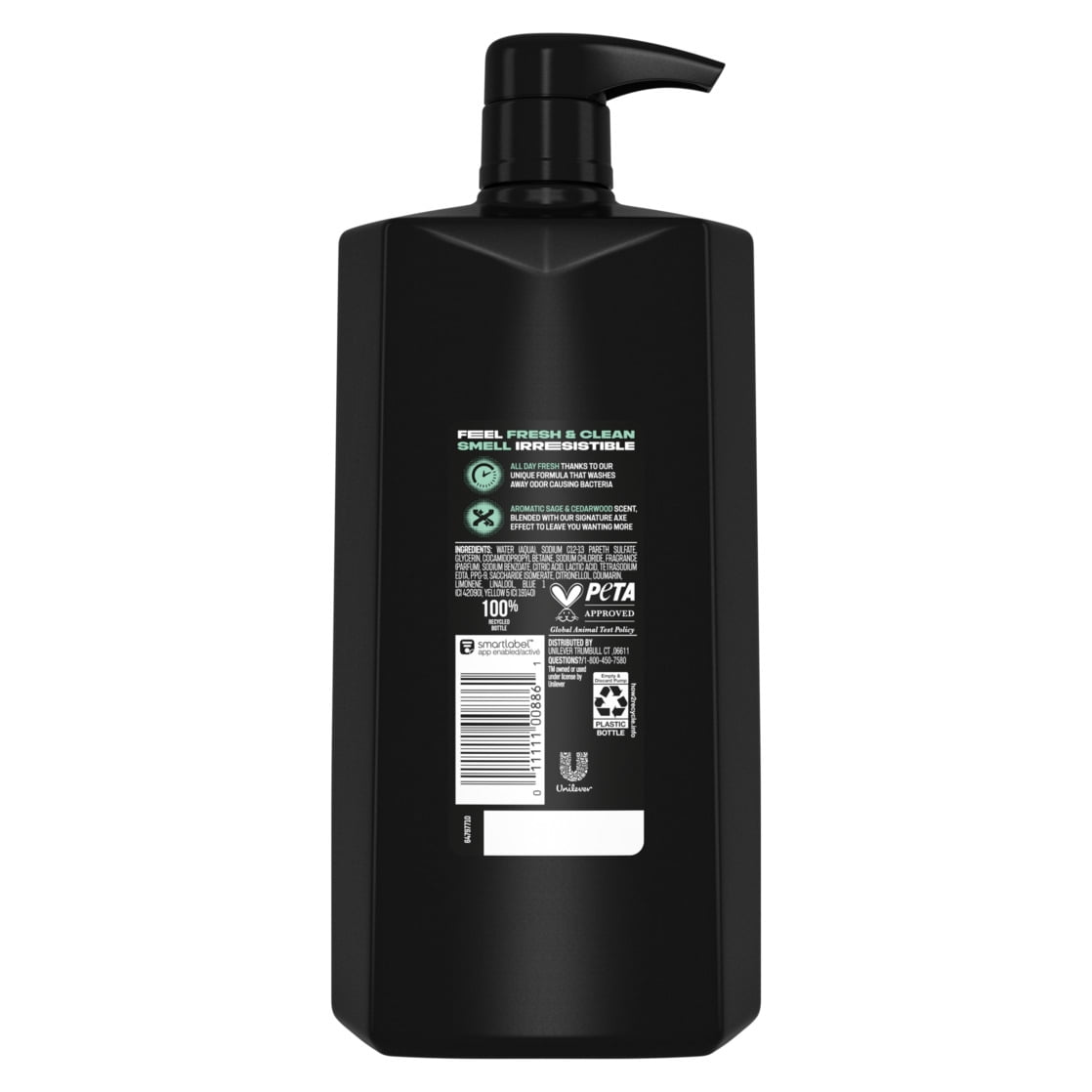 Axe Apollo Refreshing Men's Body Wash, Sage and Cedarwood Scent (32 fl oz) cf4v3