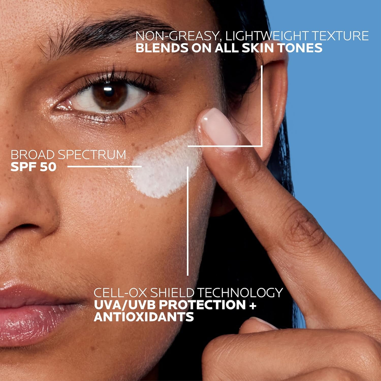 La Roche-Posay Anthelios UV Tone SPF 50 Sunscreen (Invisible Finish, 1.7 fl oz) 50y8g