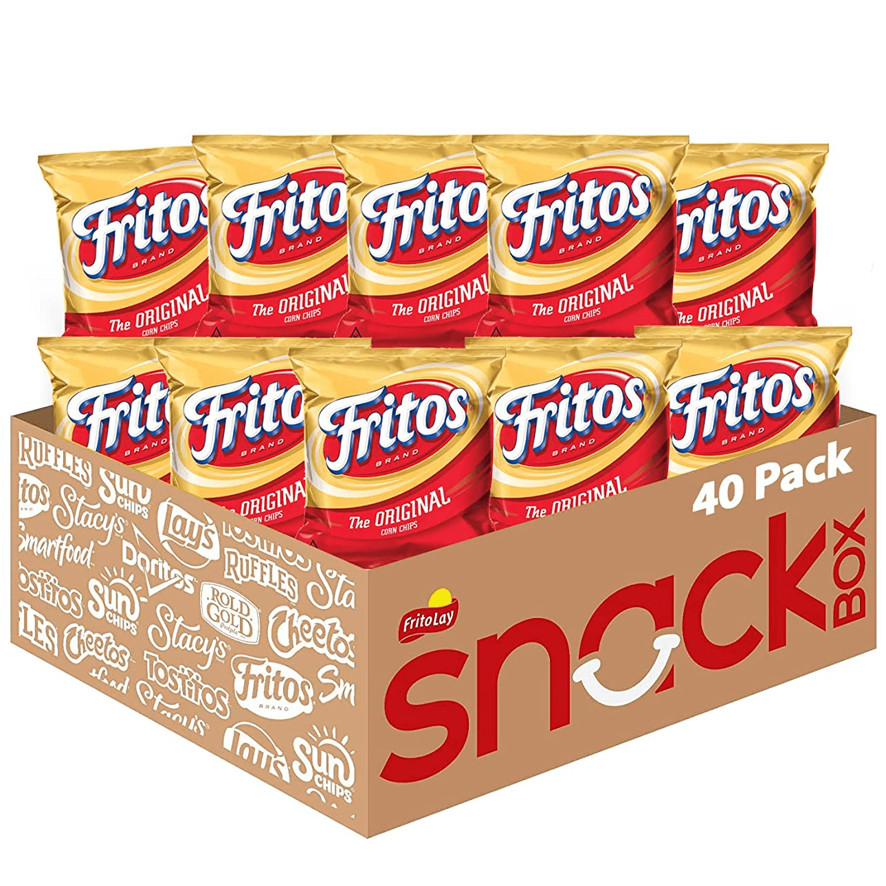 Fritos Original Corn Chips, Classic Crunchy Snack (1 oz, 40 Count) er6zm