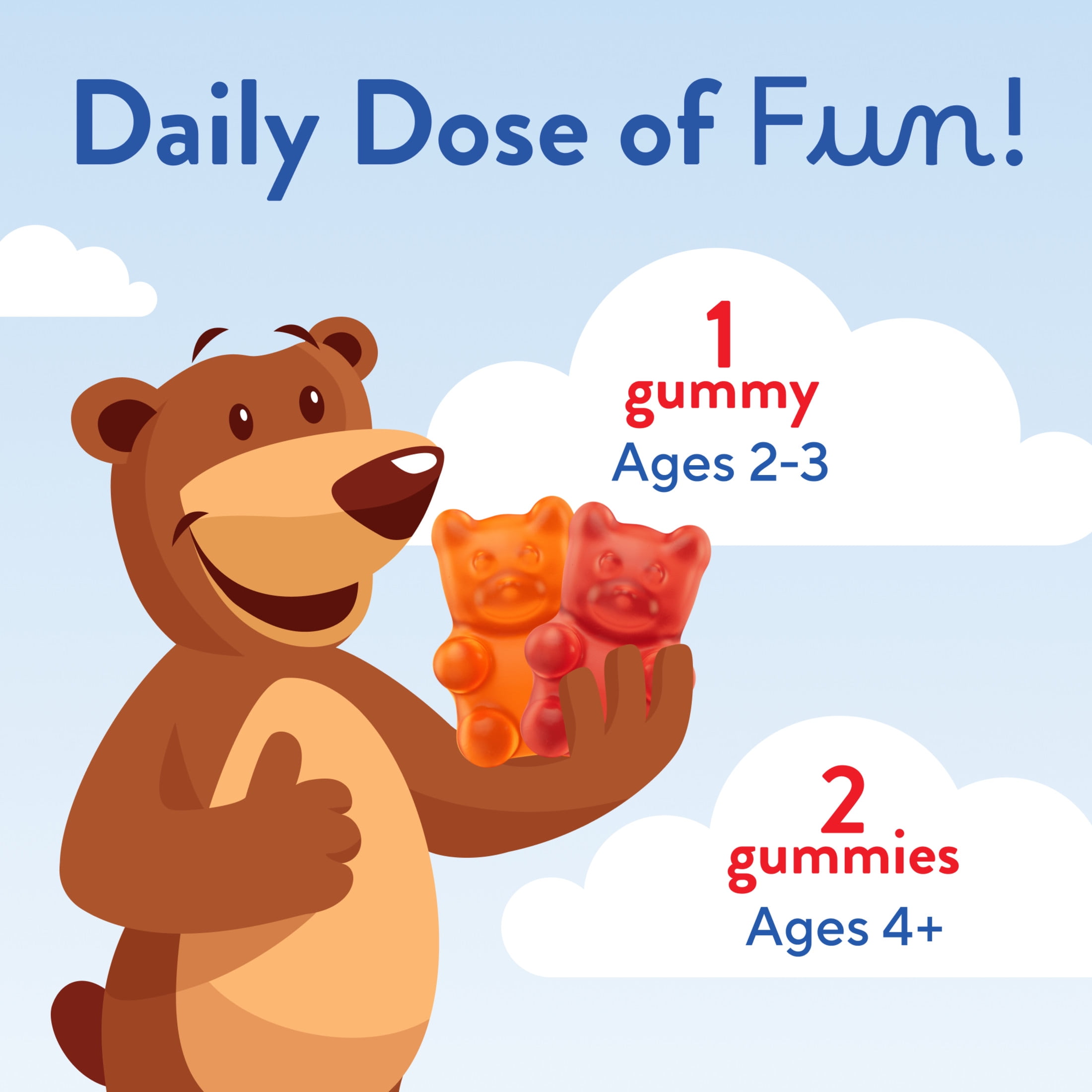 L'il Critters Immune C Kids Gummy Vitamins Supplement with Zinc and Vitamin D (Fruit Flavored, 190 Count) ioqig