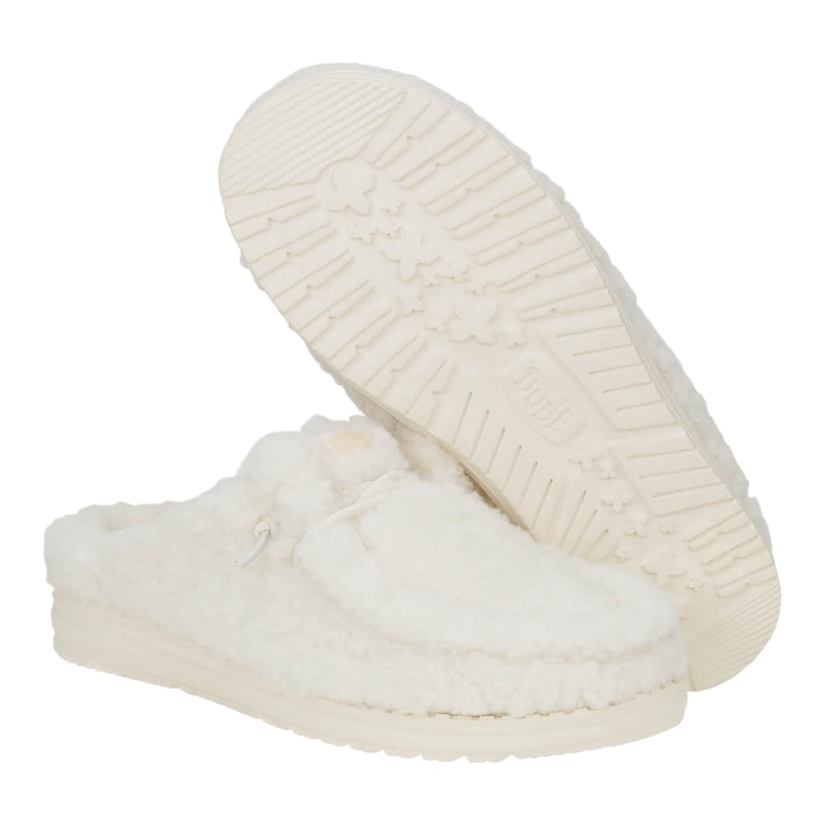 HEYDUDE Wendy Slipper Lightweight Slip-On Comfort Shoes (Cozy Egret, 5) sr3tm
