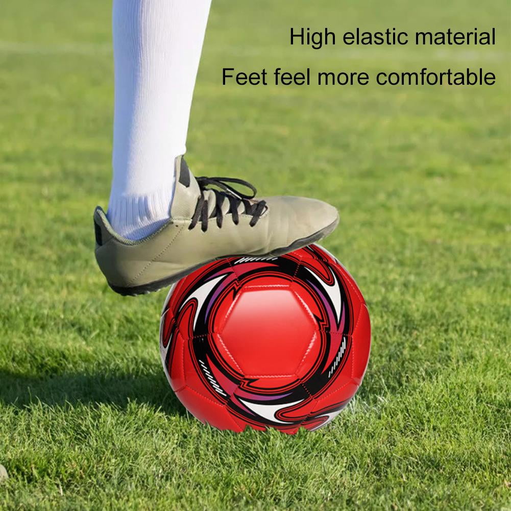 EKIDAZB Standard Size 5 Soccer Ball, Wear-Resistant Campus Football for Training and Match Play (Blue, 8.5 in) s2c9m
