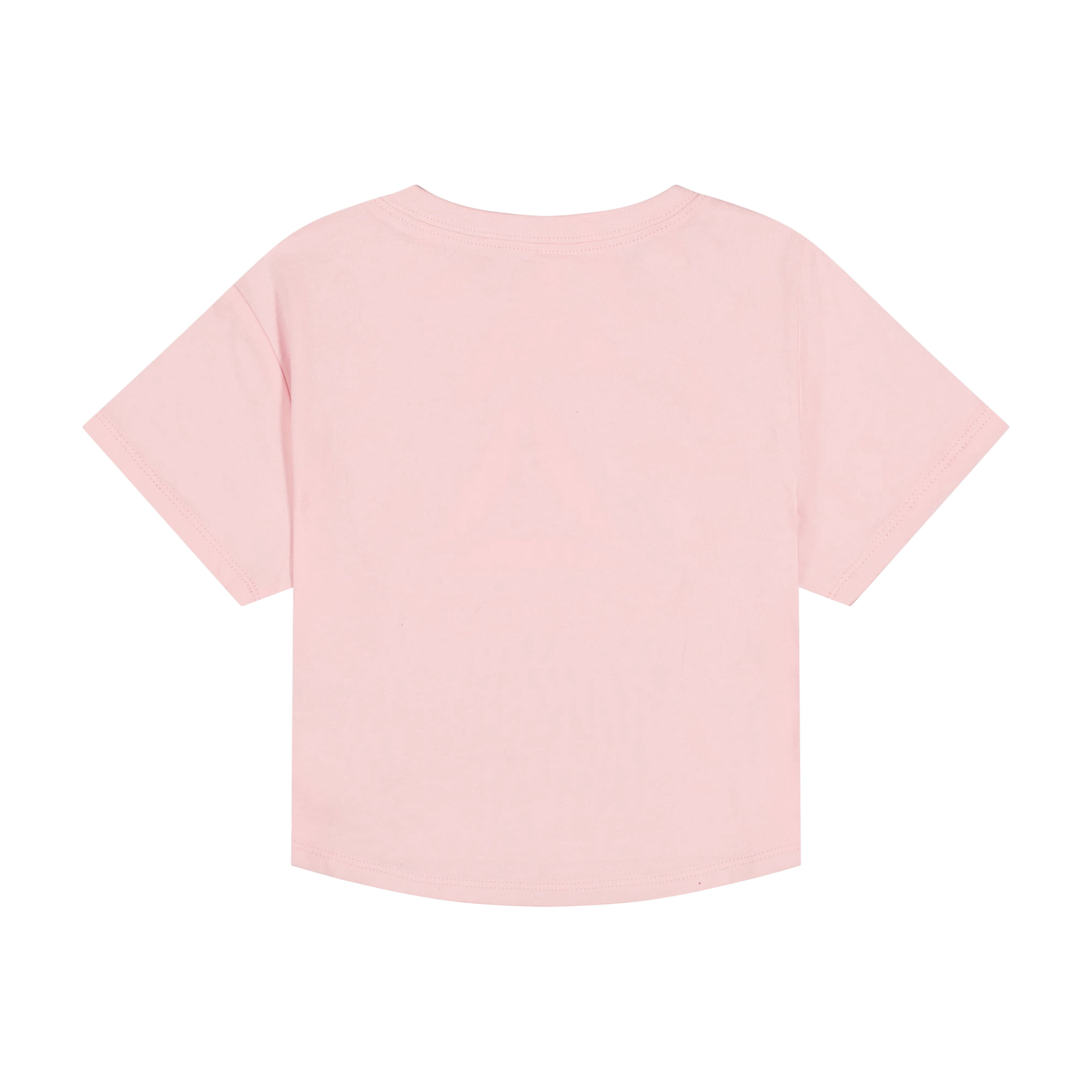 Reebok Toddler Girls Athletic Tee and Short Set (Pink, 5T) mfli8