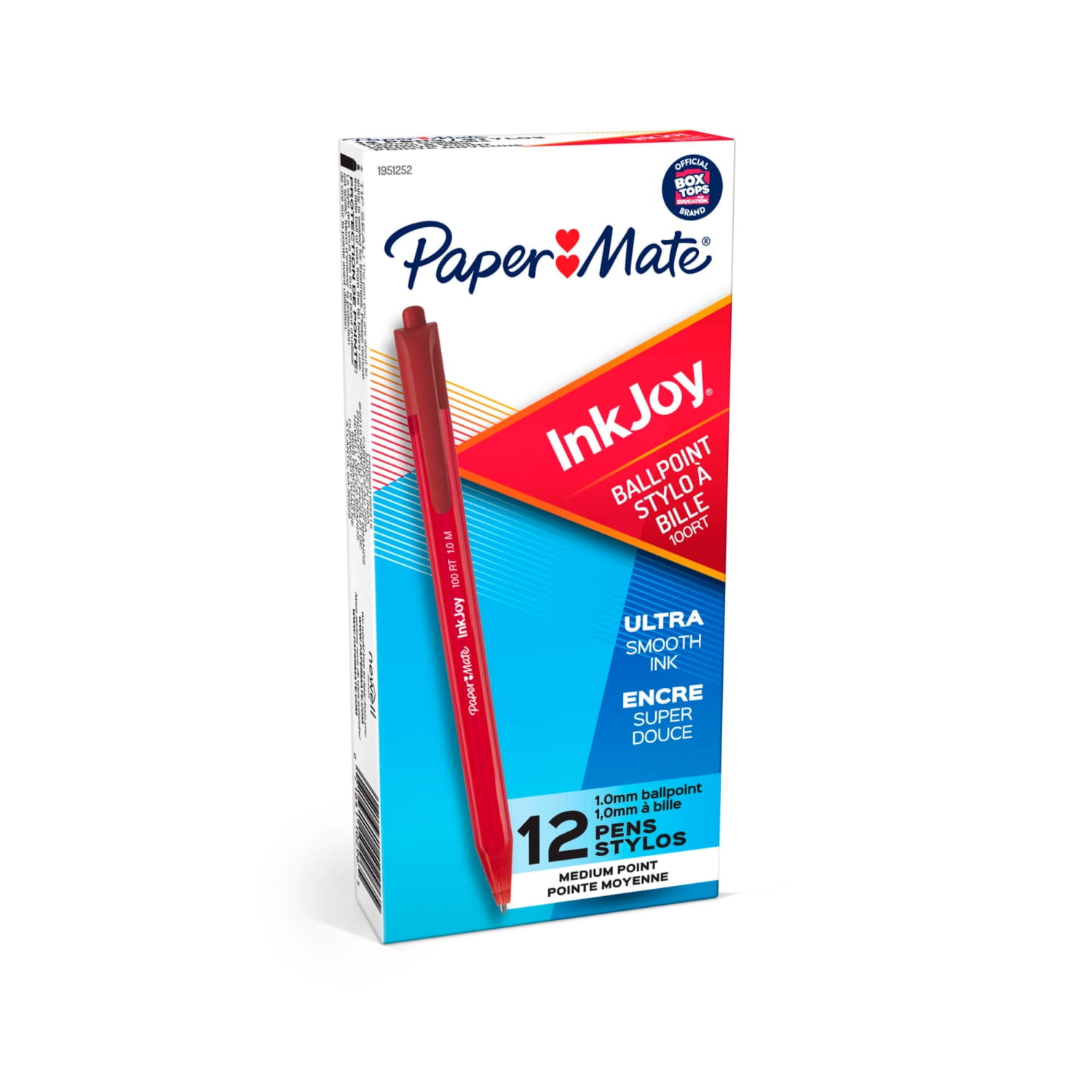 Paper Mate InkJoy 100RT Retractable Ballpoint Pens (Red, 12 Pack) d64fb