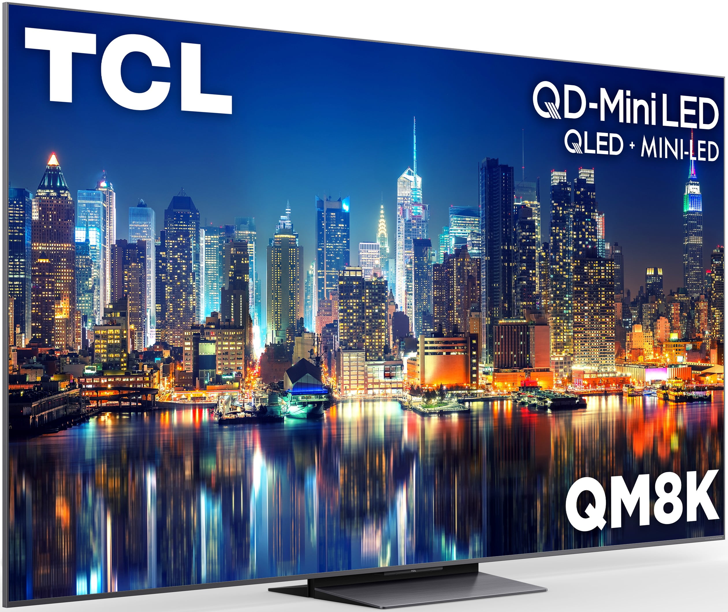TCL 75-inch Class QM8K Series QD-Mini LED 4K UHD Smart Google TV (144Hz, HDR5000, Local Dimming) 599e5