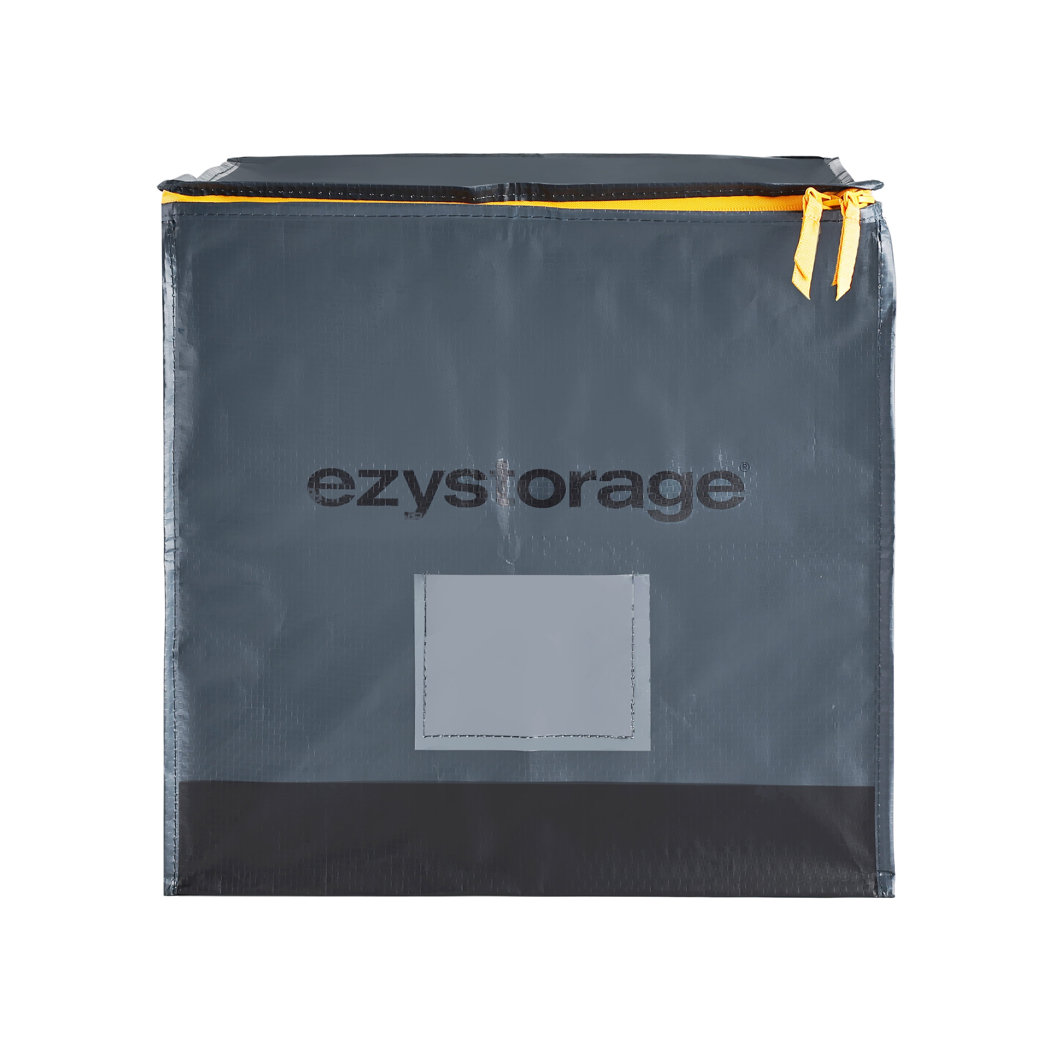 Ezy Storage Heavy-Duty Collapsible Utility Storage Bag with Reinforced Handles (Black, 12.4 Gallon) ex7zc
