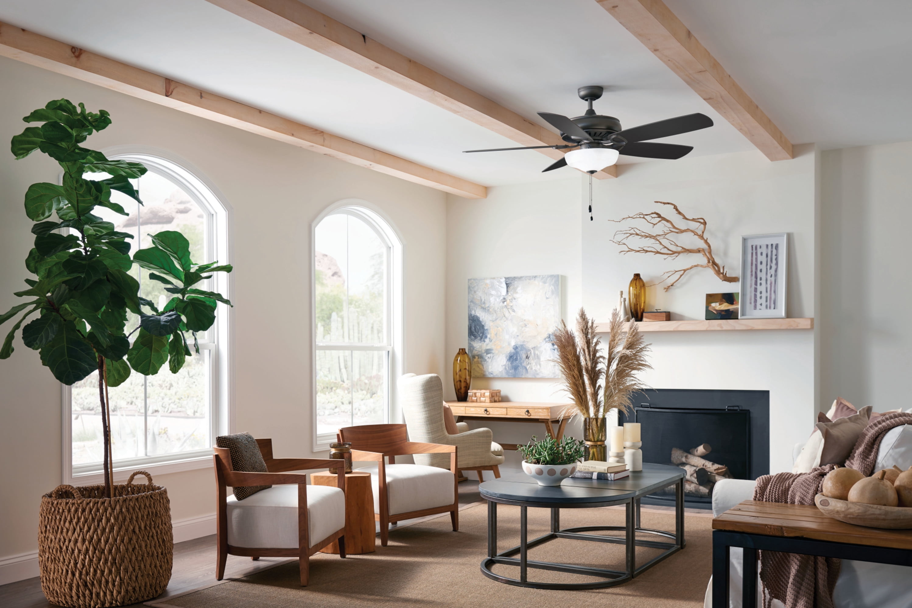 Hinkley Lighting Gladiator Illuminated Ceiling Fan (Metallic Matte Bronze, 60 in) 0i2kk