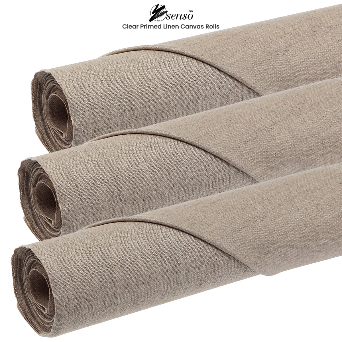 Senso Primed Linen Canvas Roll (Clear, 14 oz, 54 in x 6 yd) 5r0jz