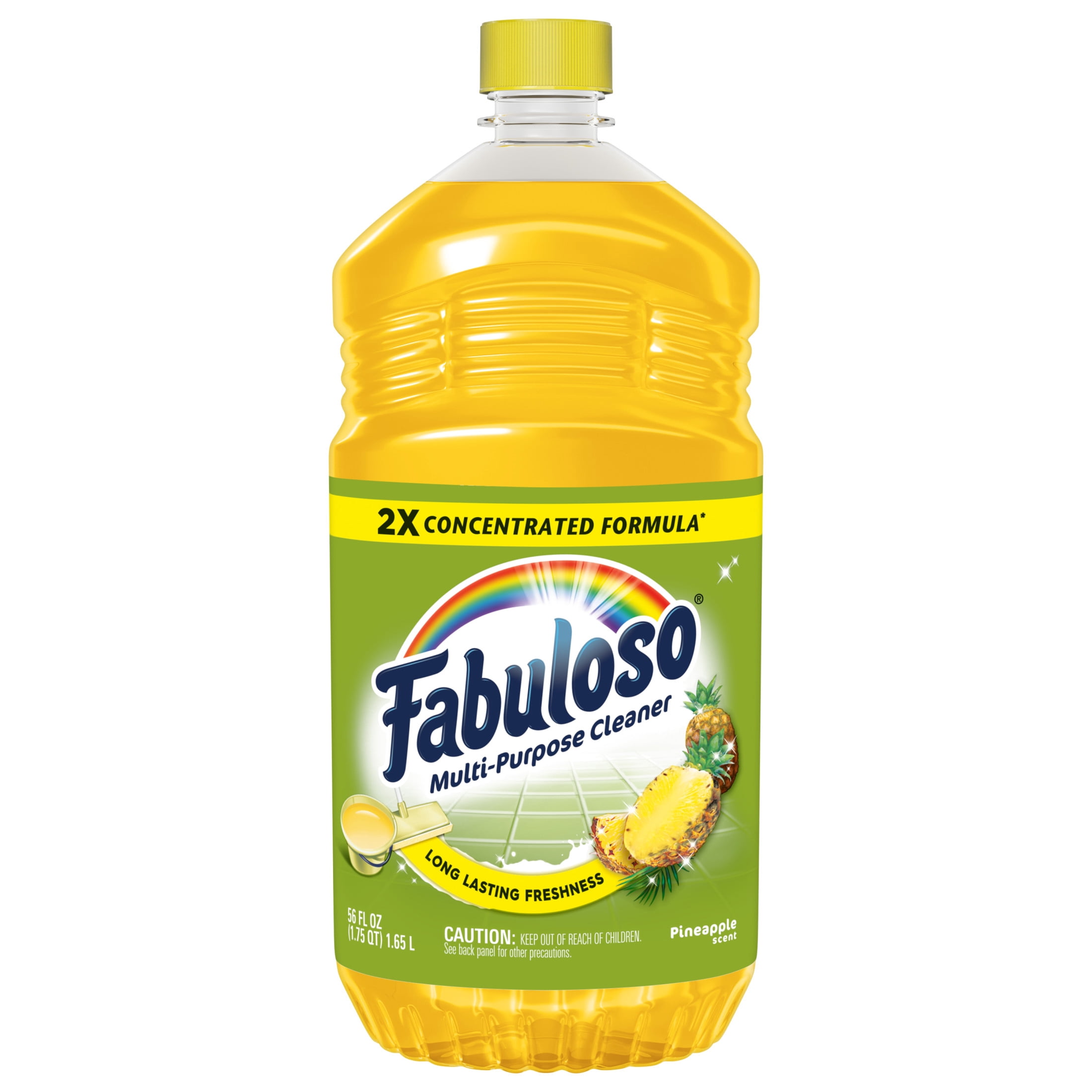 Fabuloso Multi-Purpose Cleaner, 2X Concentrated Formula, Pineapple Scent (56 fl oz) i01q6