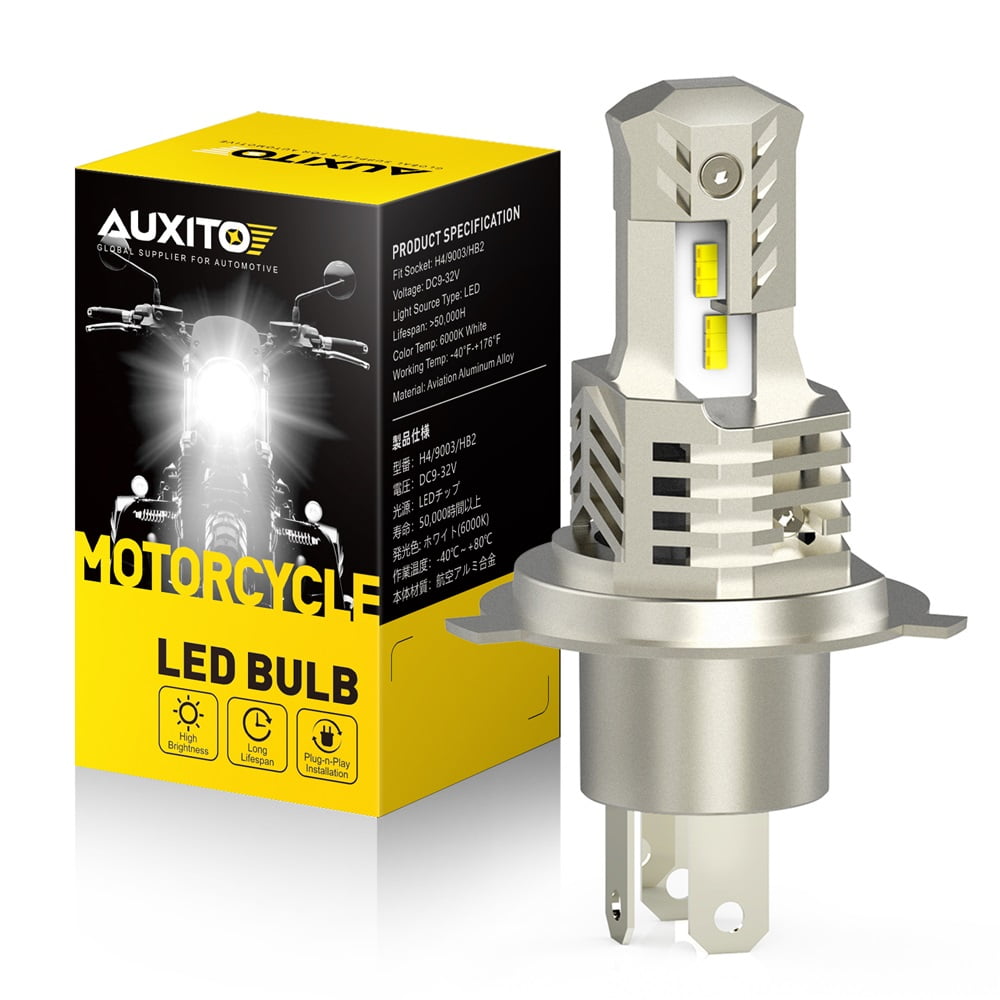 AUXITO H4 LED Headlight Bulb (6000K Cool White, 1 Pack) qqget