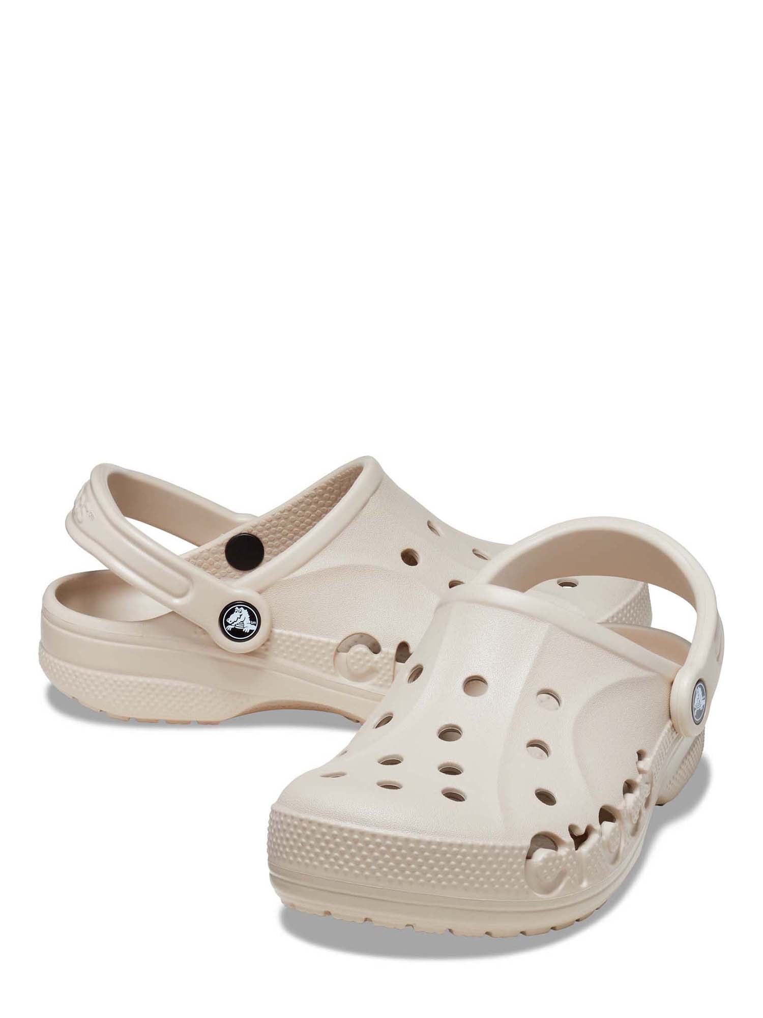 Crocs Unisex Baya Clog Lightweight Slip-on Sandals (Grey, 9 US Men / 11 US Women) sk1zt