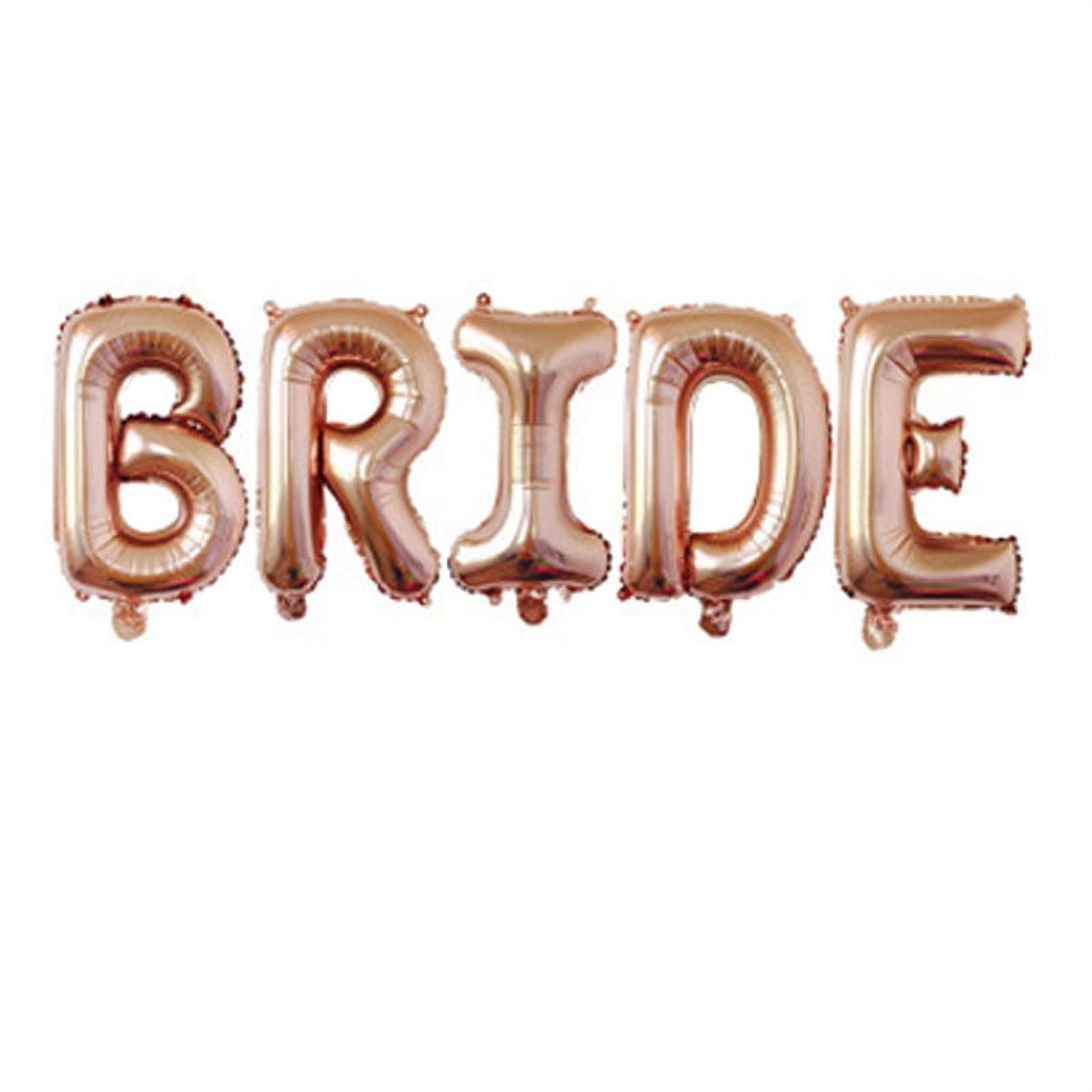 YD Wholesale Bride To Be Letter Foil Balloon Set for Wedding Decoration (Rose Gold, 32 in) bvp4m