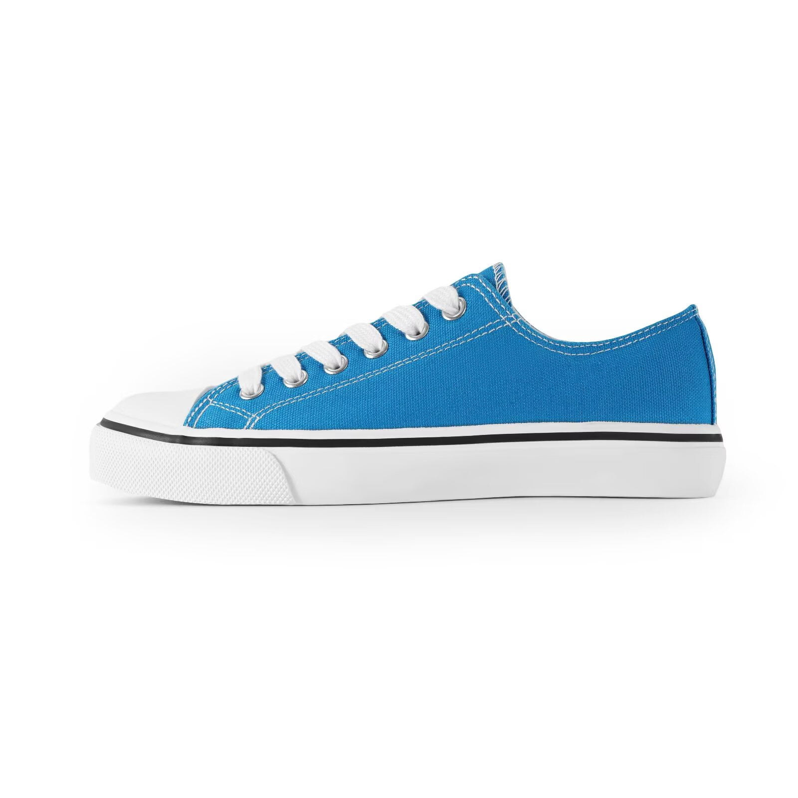KEINDI Women's Classic Canvas Sneakers Low Top Lace-Up Casual Shoes (Turquoise, 8 US) qipym