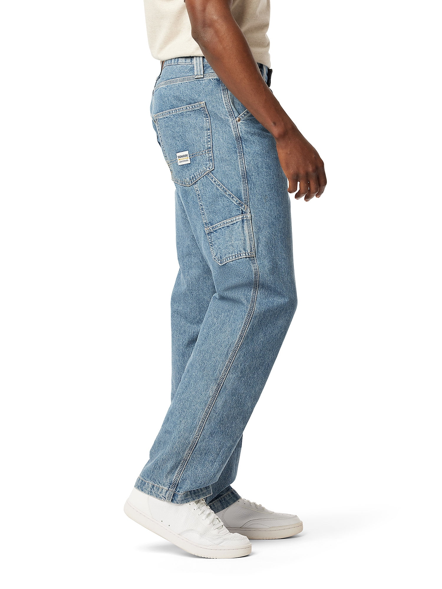 Levi Strauss Signature Men's Carpenter Jean (Blue, 44 in) boo8s