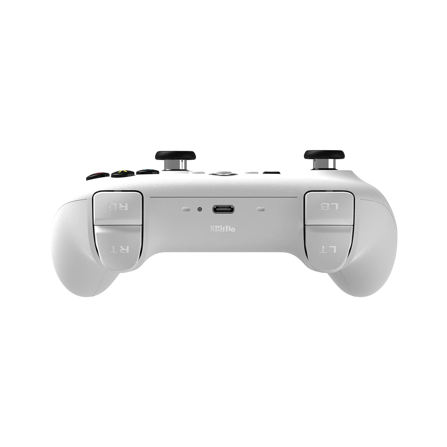 8BitDo Ultimate 3-Mode Wireless Controller with Hall Effect Joysticks and Charging Dock (White, 1 Count) 2gp5q