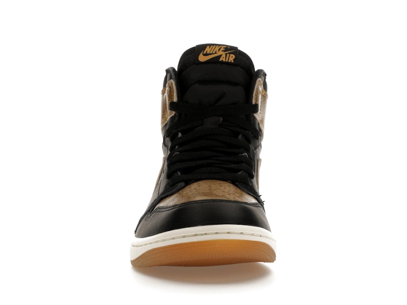 Jordan 1 Retro High OG Basketball Shoes (Black/Metallic Gold, 8.5) joktb